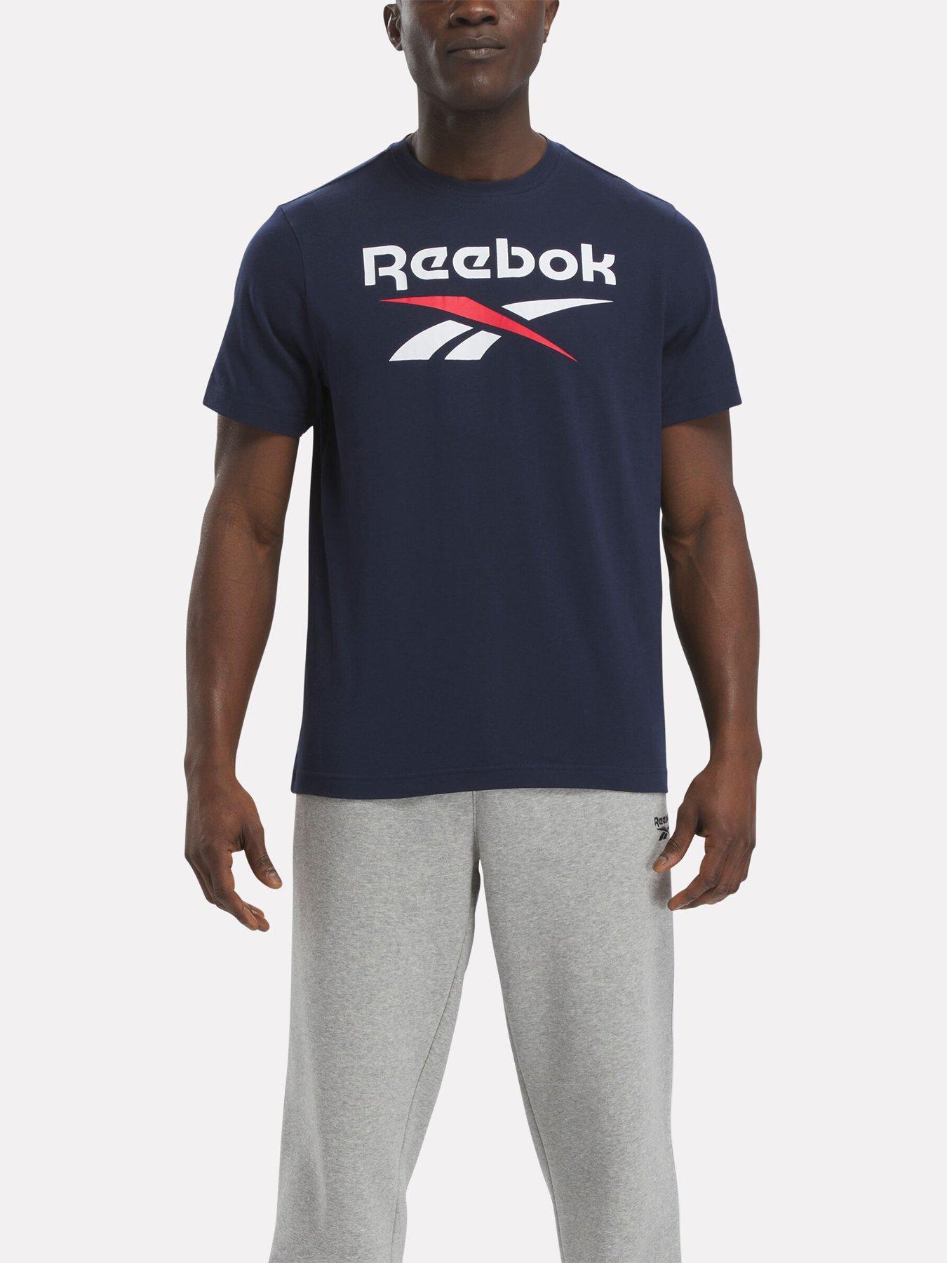 undefined Mens Training Identity Big Logo T-Shirt - Navy