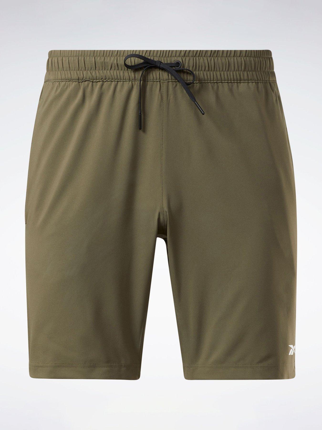 Image 6 of 6 of Reebok Mens Training Woven Shorts - Green