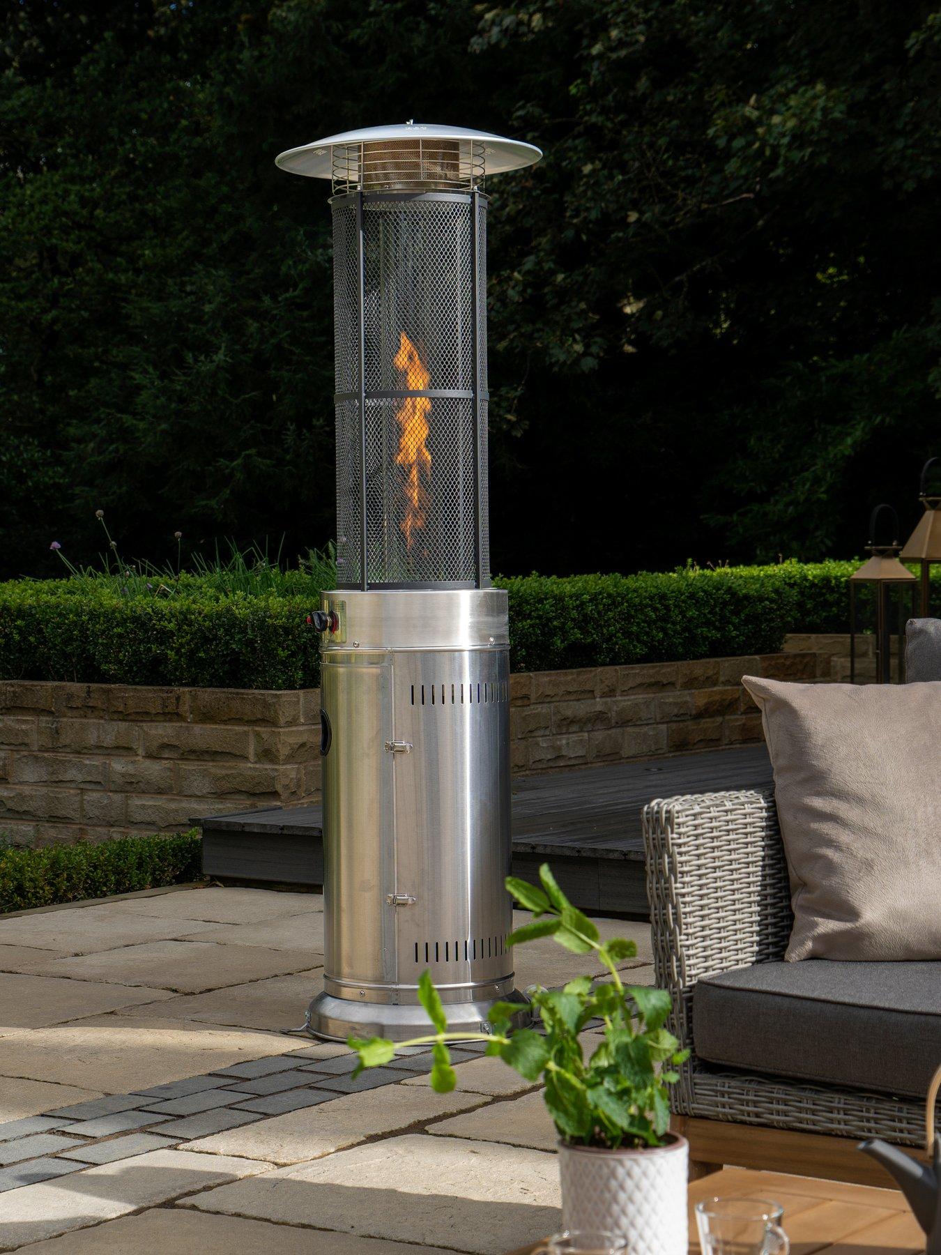 Pacific Lifestyle Stainless Steel Cylinder Patio Heater