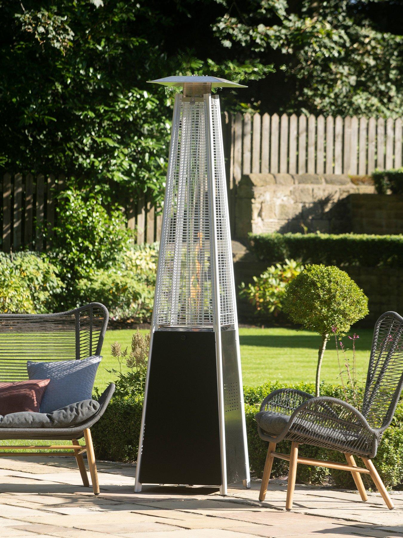 Product photograph of Pacific Lifestyle Black Quadrilateral Patio Heater from very.co.uk
