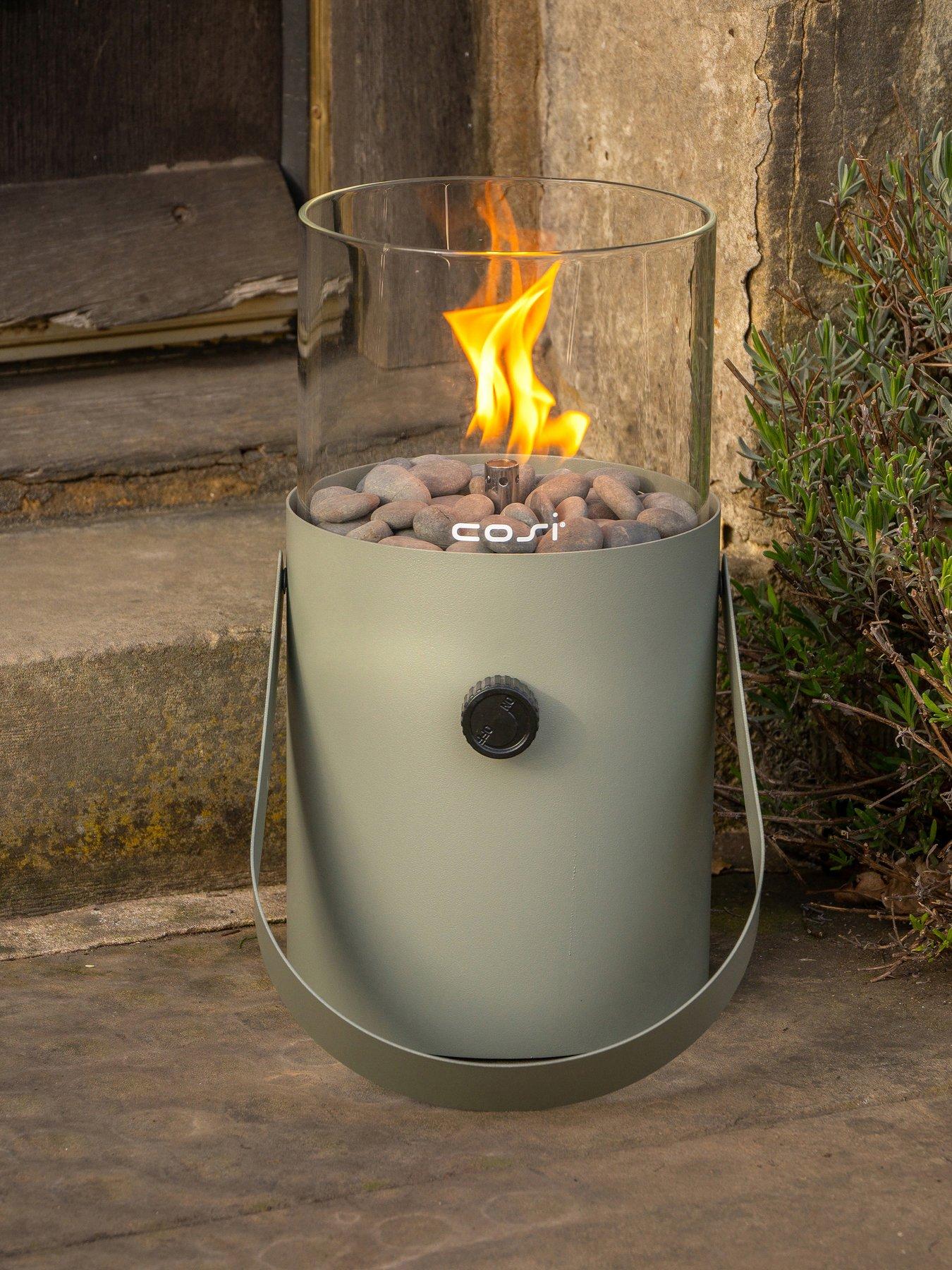 undefined Cosiscoop Fire Lantern - Olive Green