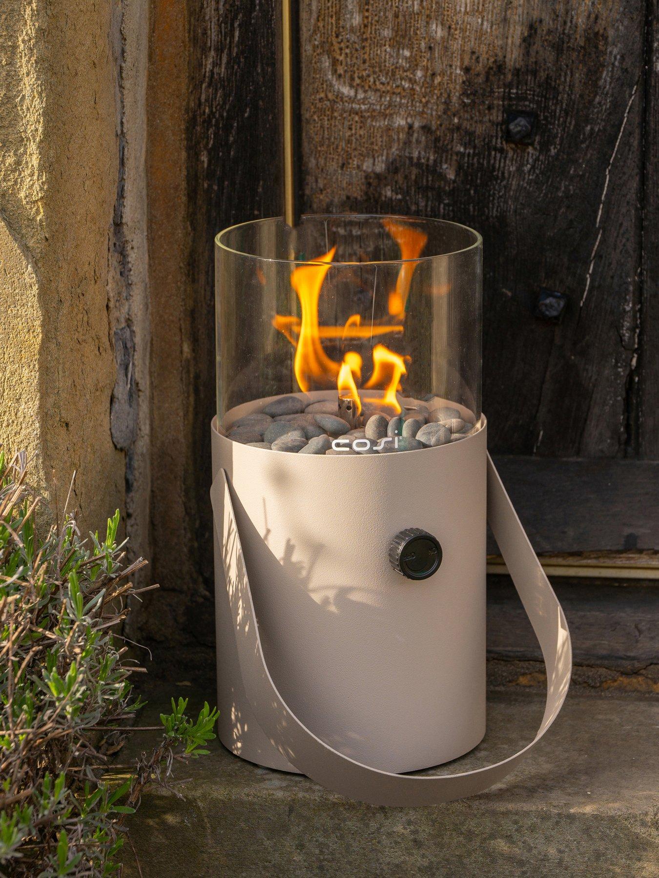 Pacific Lifestyle Cosiscoop Fire Lantern - Taupe