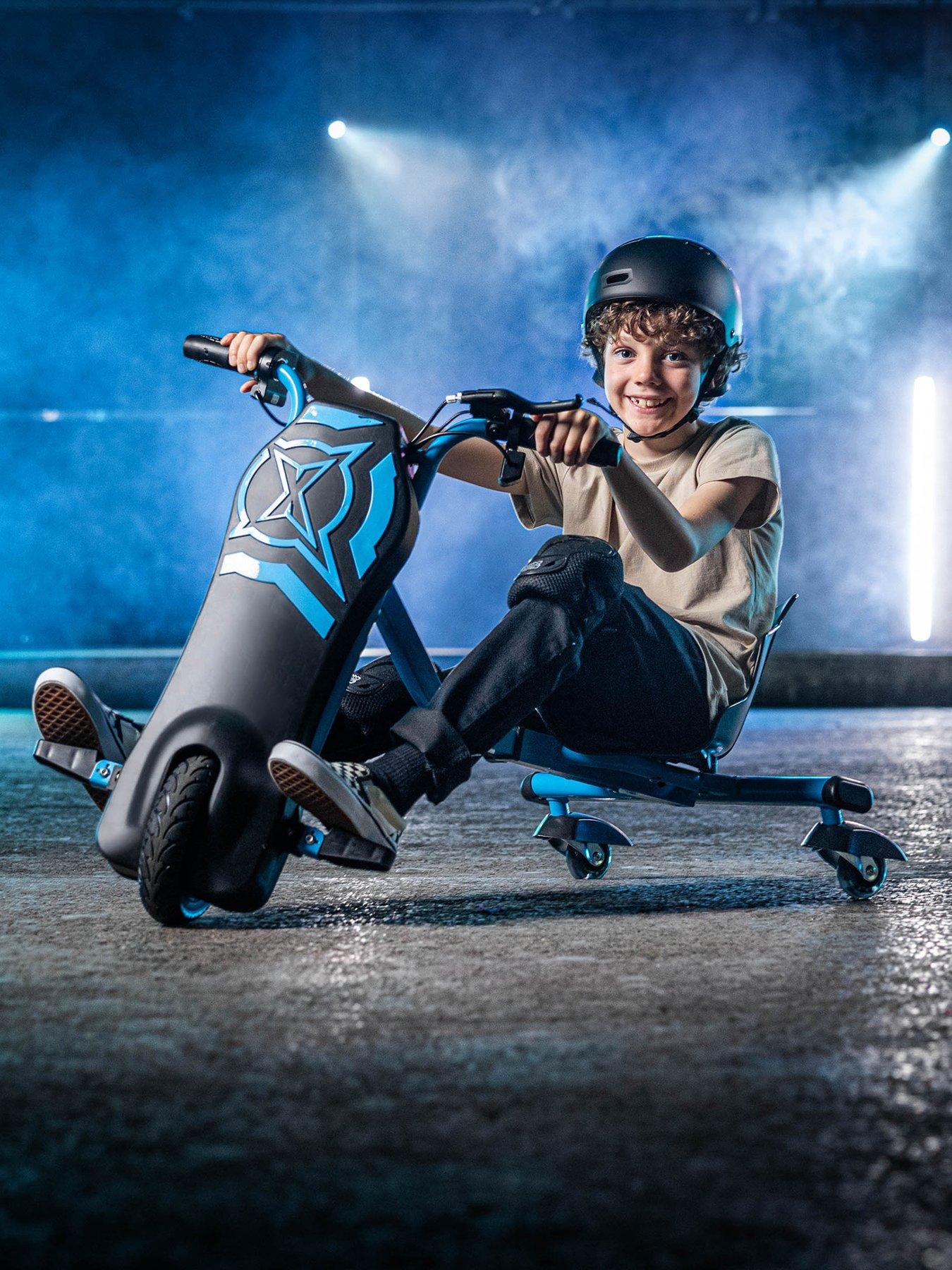 Image 1 of 7 of XOOTZ Cyclone 24V Electric Drift Trike - Blue