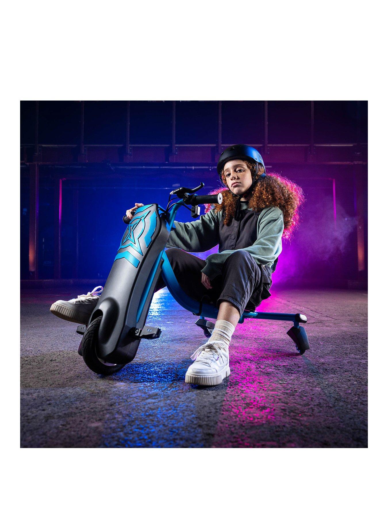 Image 1 of 7 of XOOTZ Cyclone Drift Trike, Electric Go Kart 24V - Blue