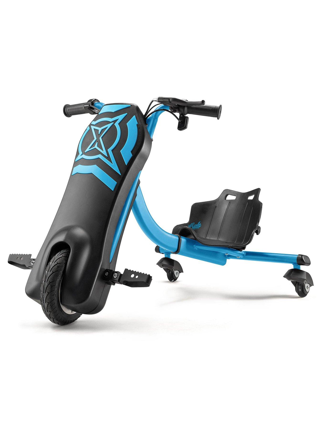 Image 2 of 7 of XOOTZ Cyclone Drift Trike, Electric Go Kart 24V - Blue