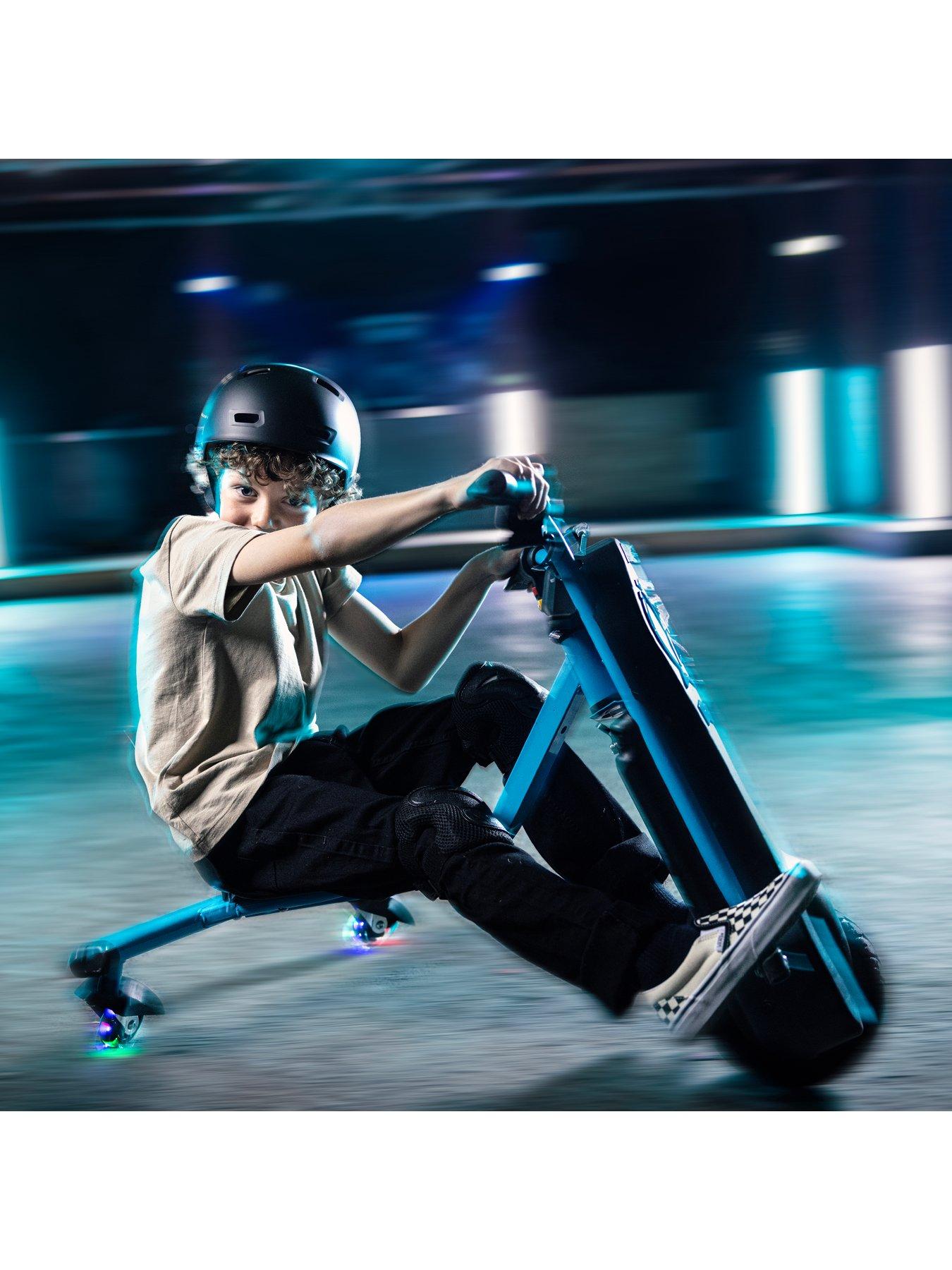 Image 3 of 7 of XOOTZ Cyclone 24V Electric Drift Trike - Blue