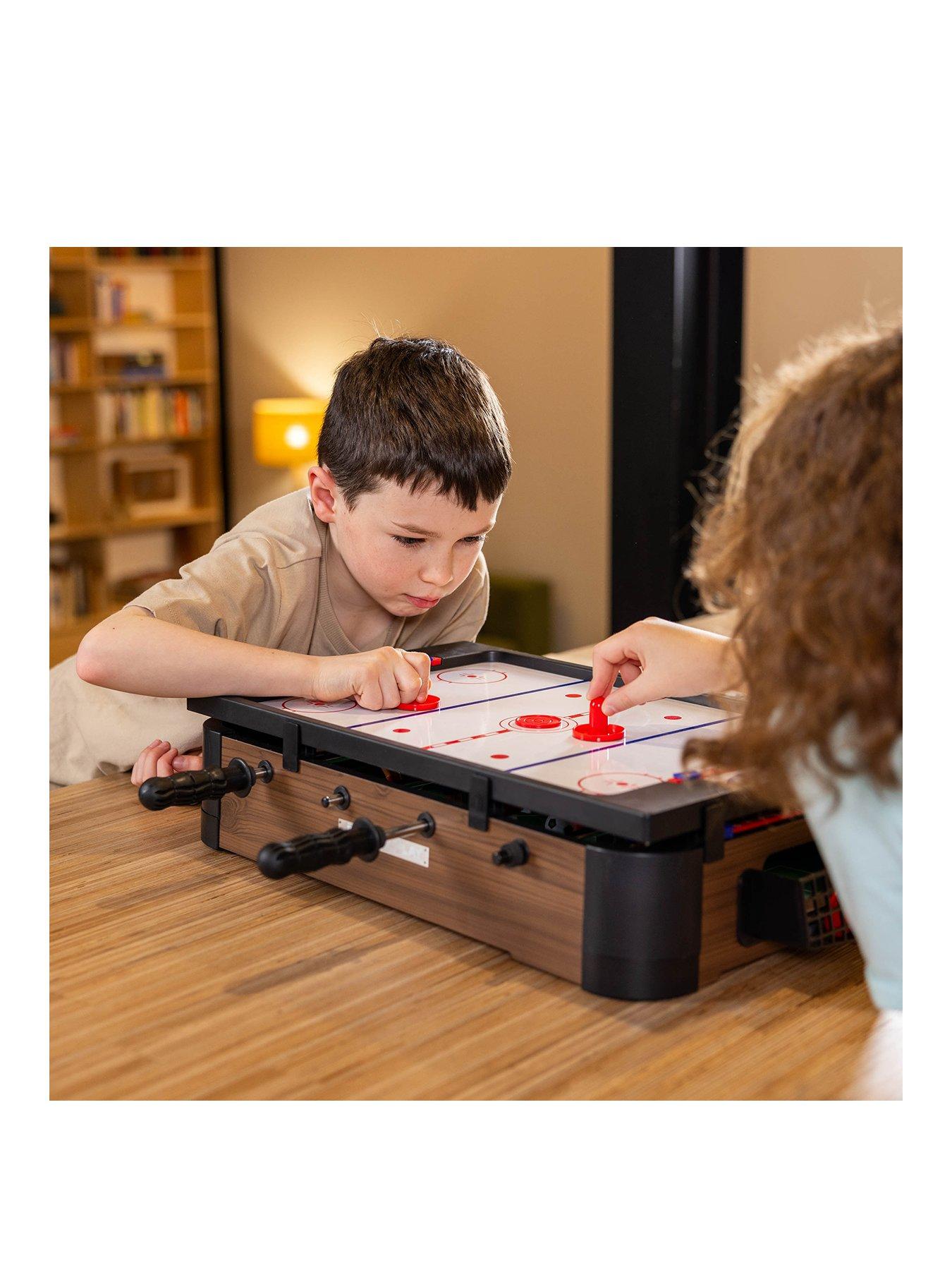 Product photograph of Powerplay 20 3 In 1 Games Table - Dark Brown from very.co.uk