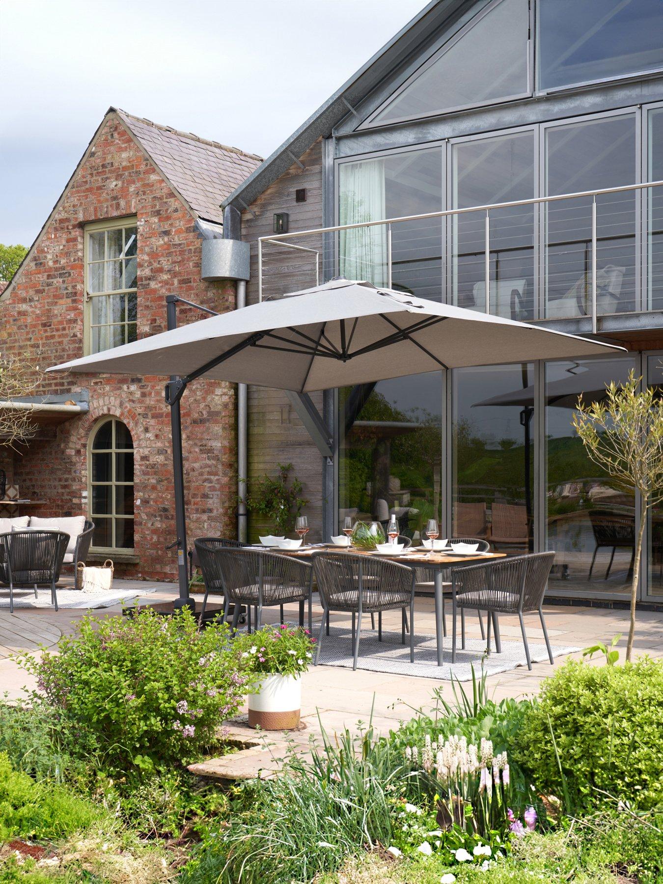 Product photograph of Pacific Lifestyle Reims Outdoor Dining Set from very.co.uk