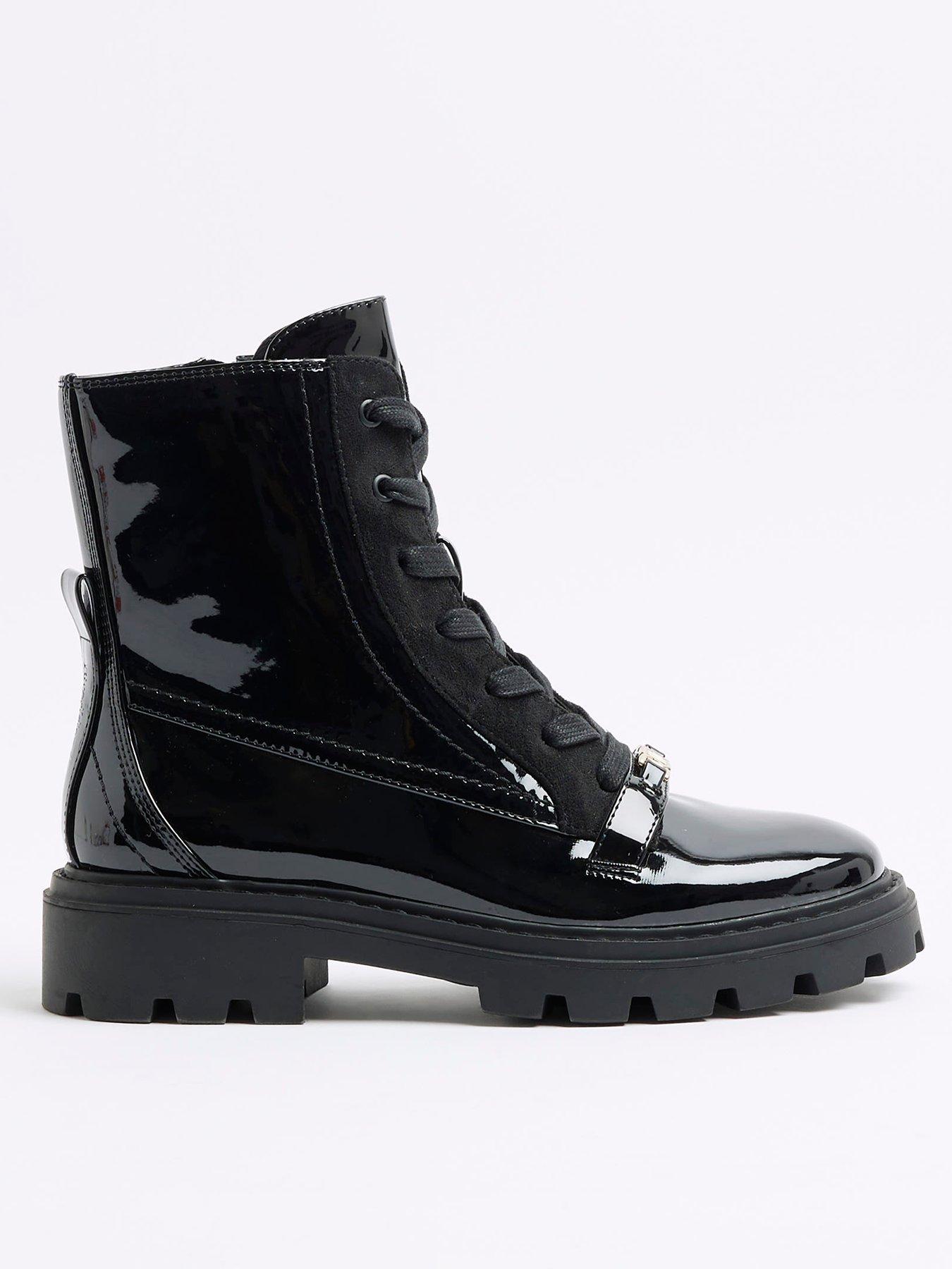 River island fashion black boots