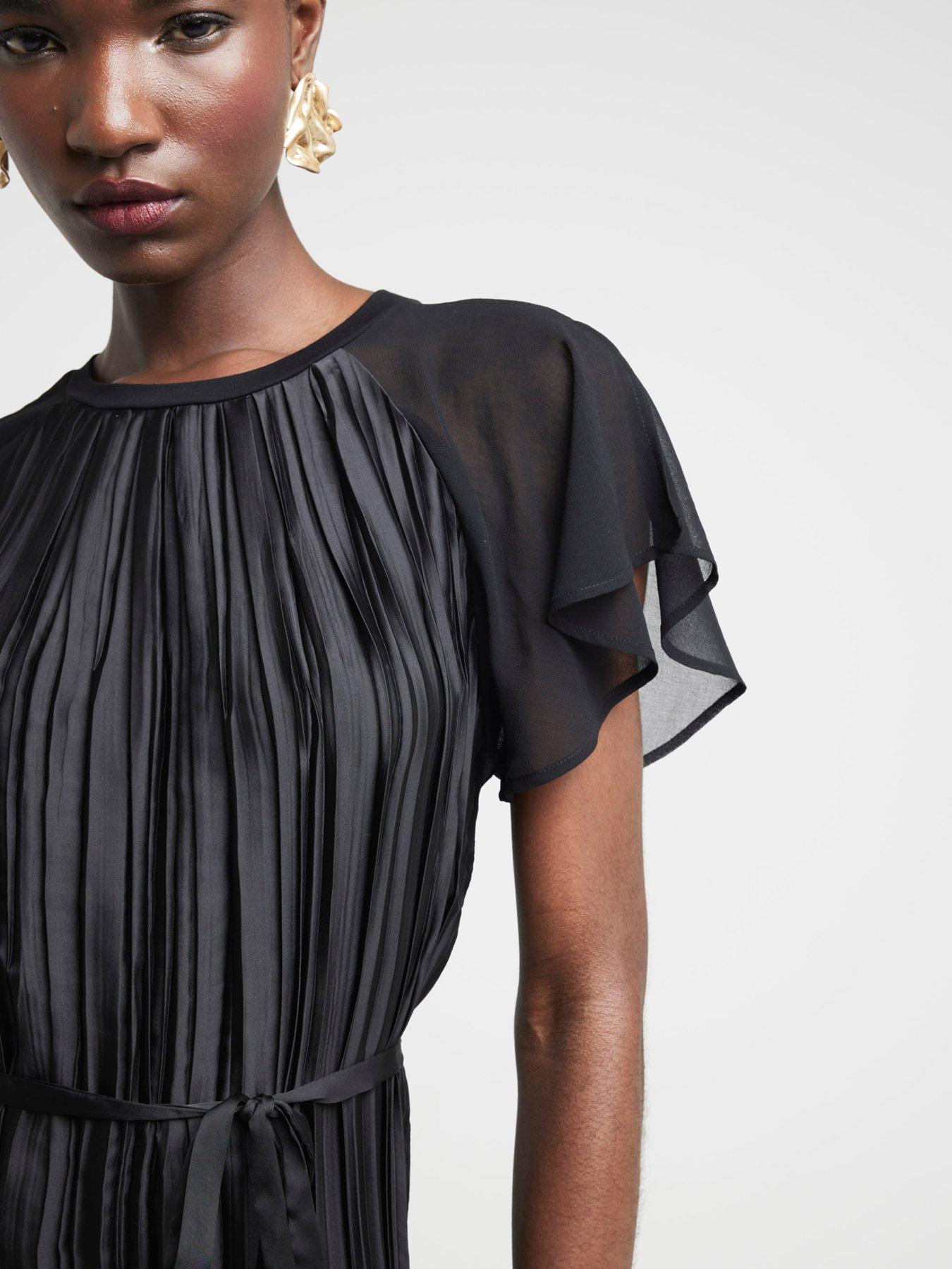 Veste Pretty Angel XL - Noir Effet Froissé, Longue, Avec Ceinture, Neuve Avec étiquette