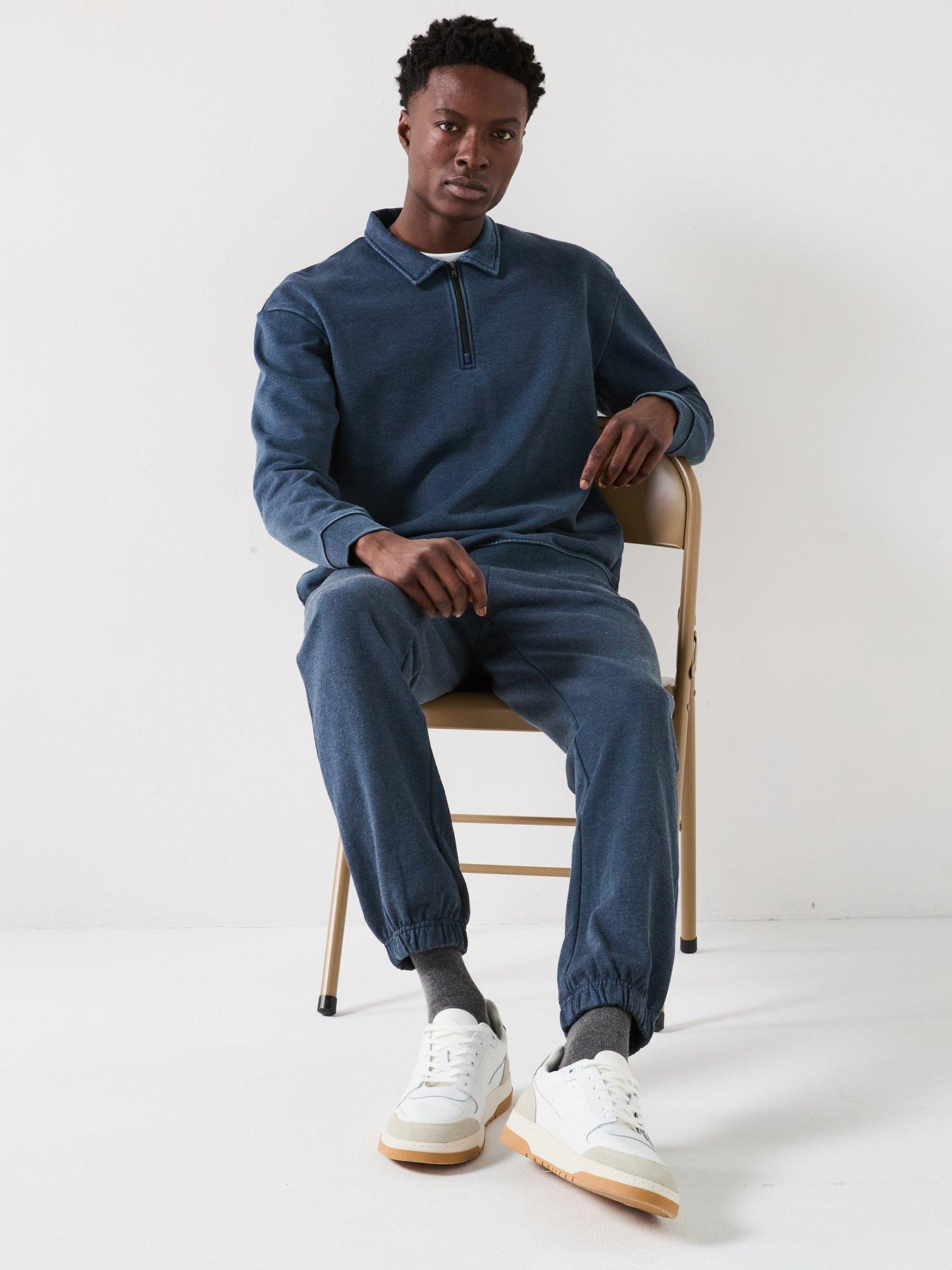 Image 4 of 6 of Very Man Heavyweight Jogger - Navy