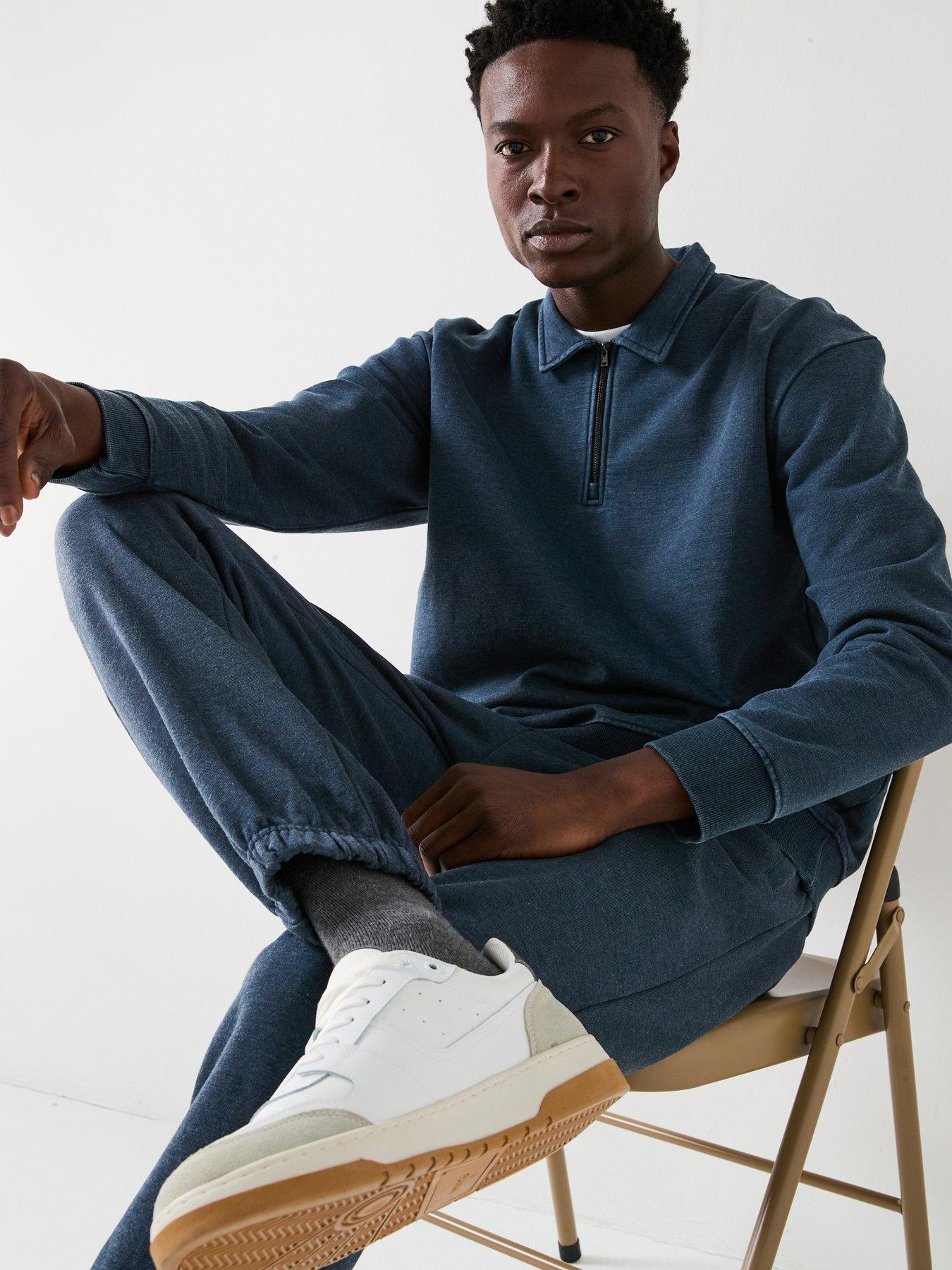 Image 6 of 6 of Very Man Heavyweight Jogger - Navy