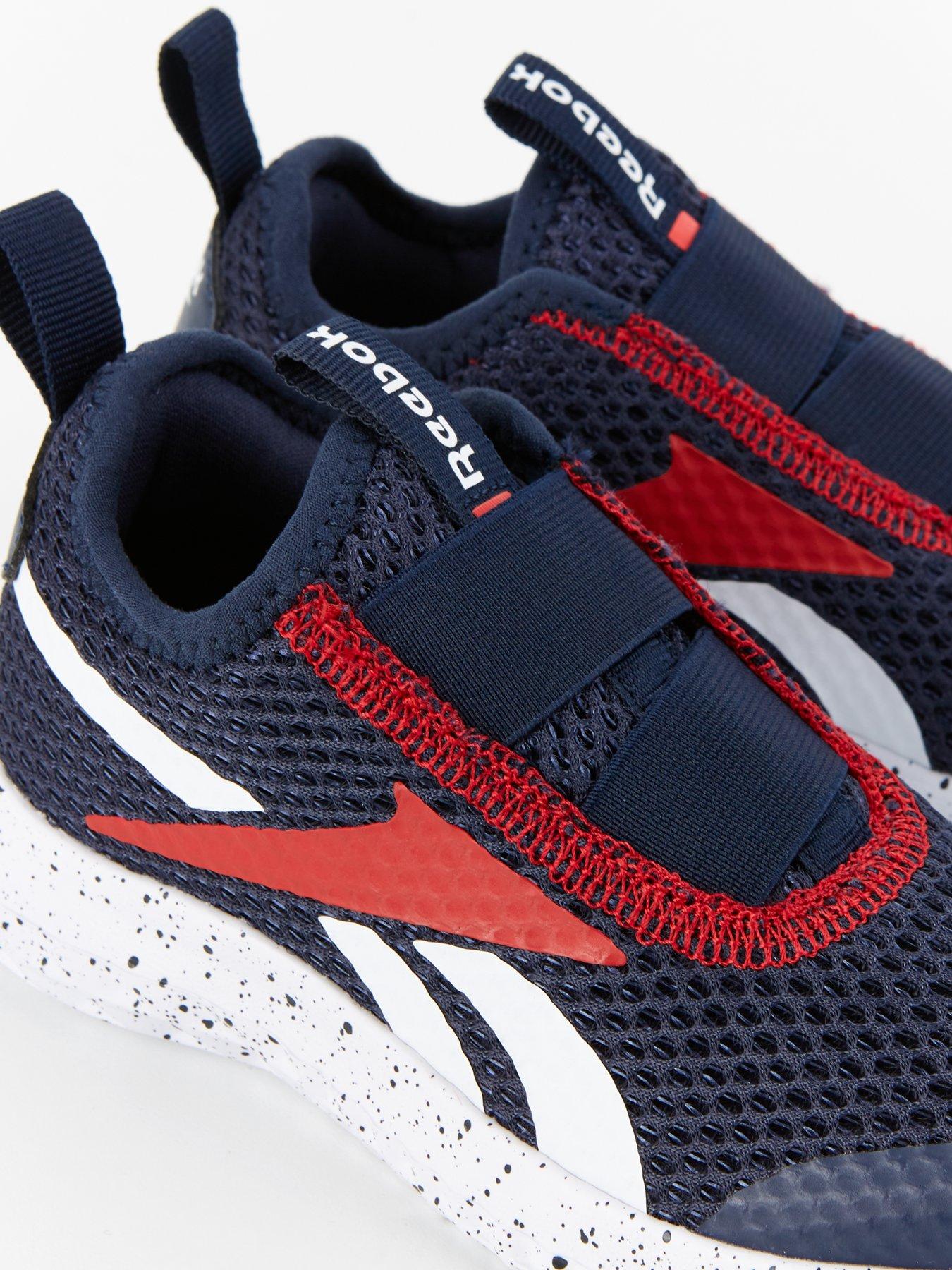 Boys Running Rush Runner Slip On Trainers Navy