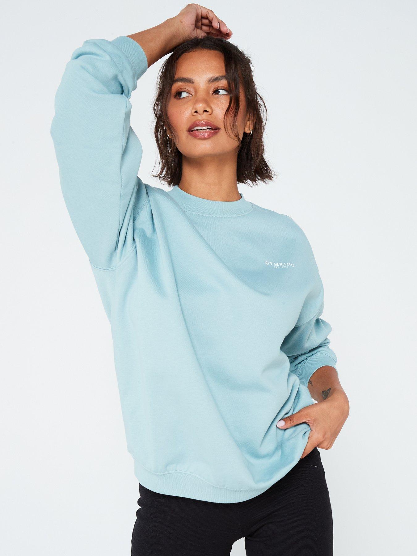 undefined Womens Established Crew - Stone Blue