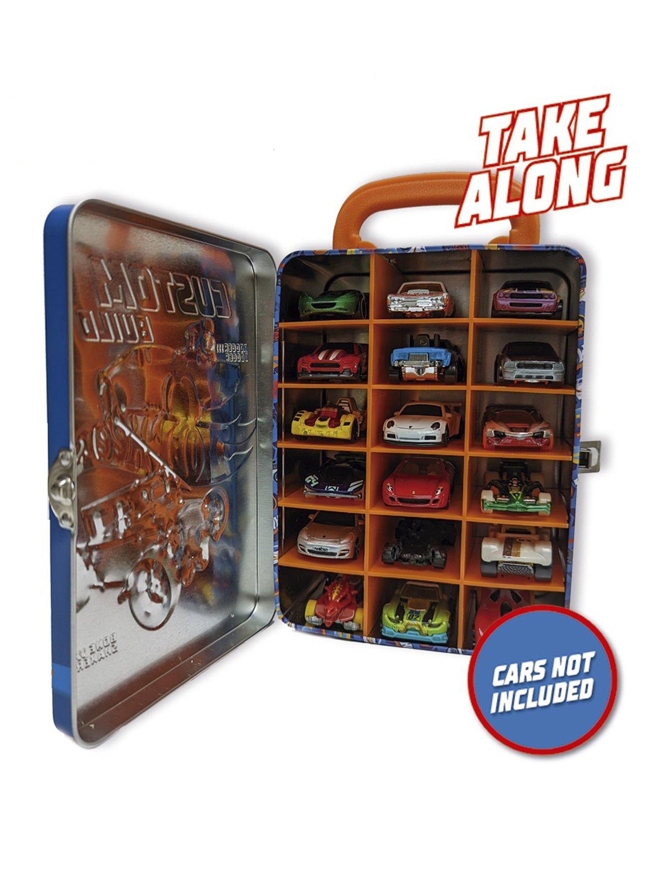 undefined Tin Car Storage Case - Silver