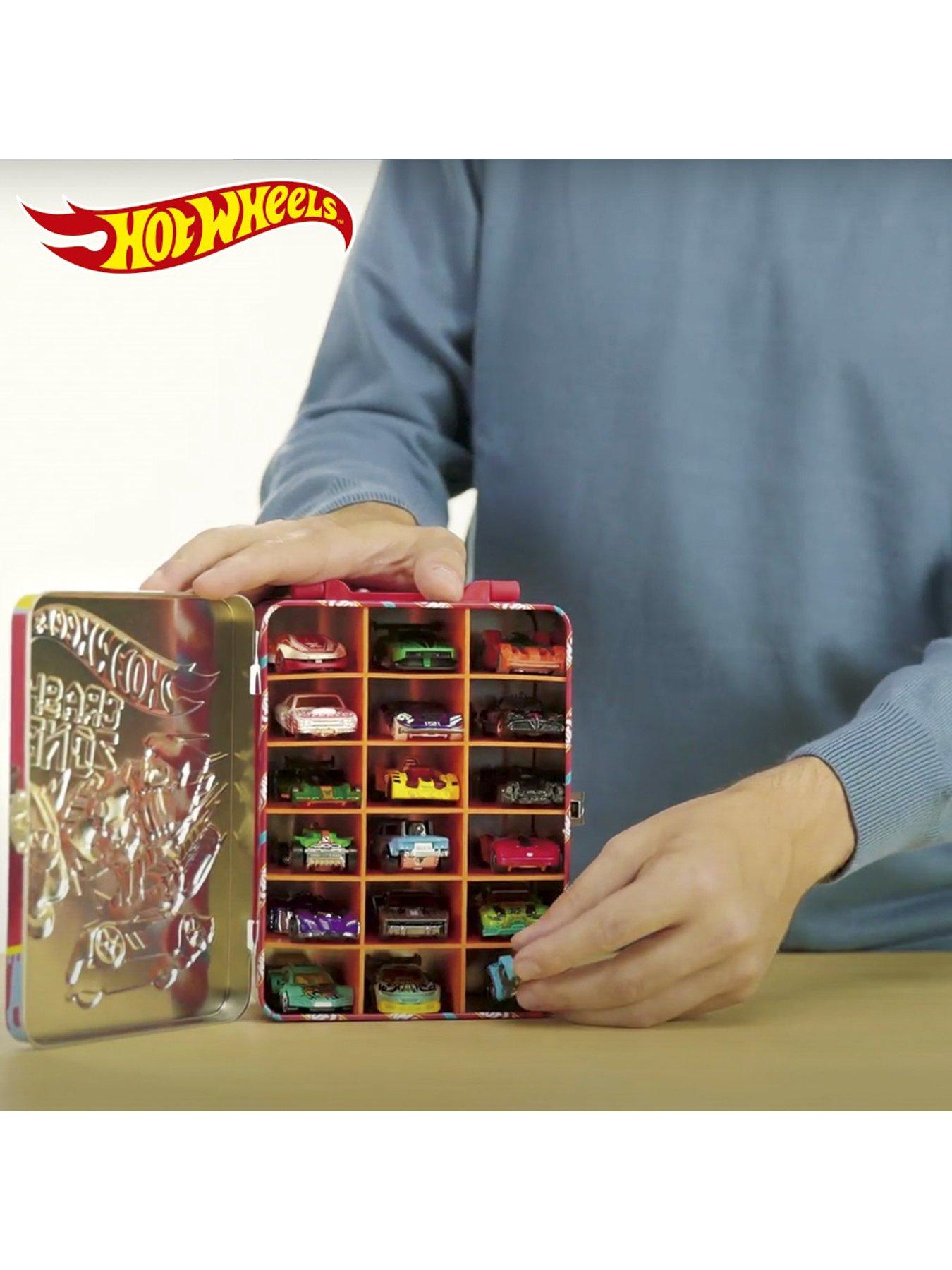 Image 3 of 4 of Hot Wheels Tin Car Storage Case - Silver