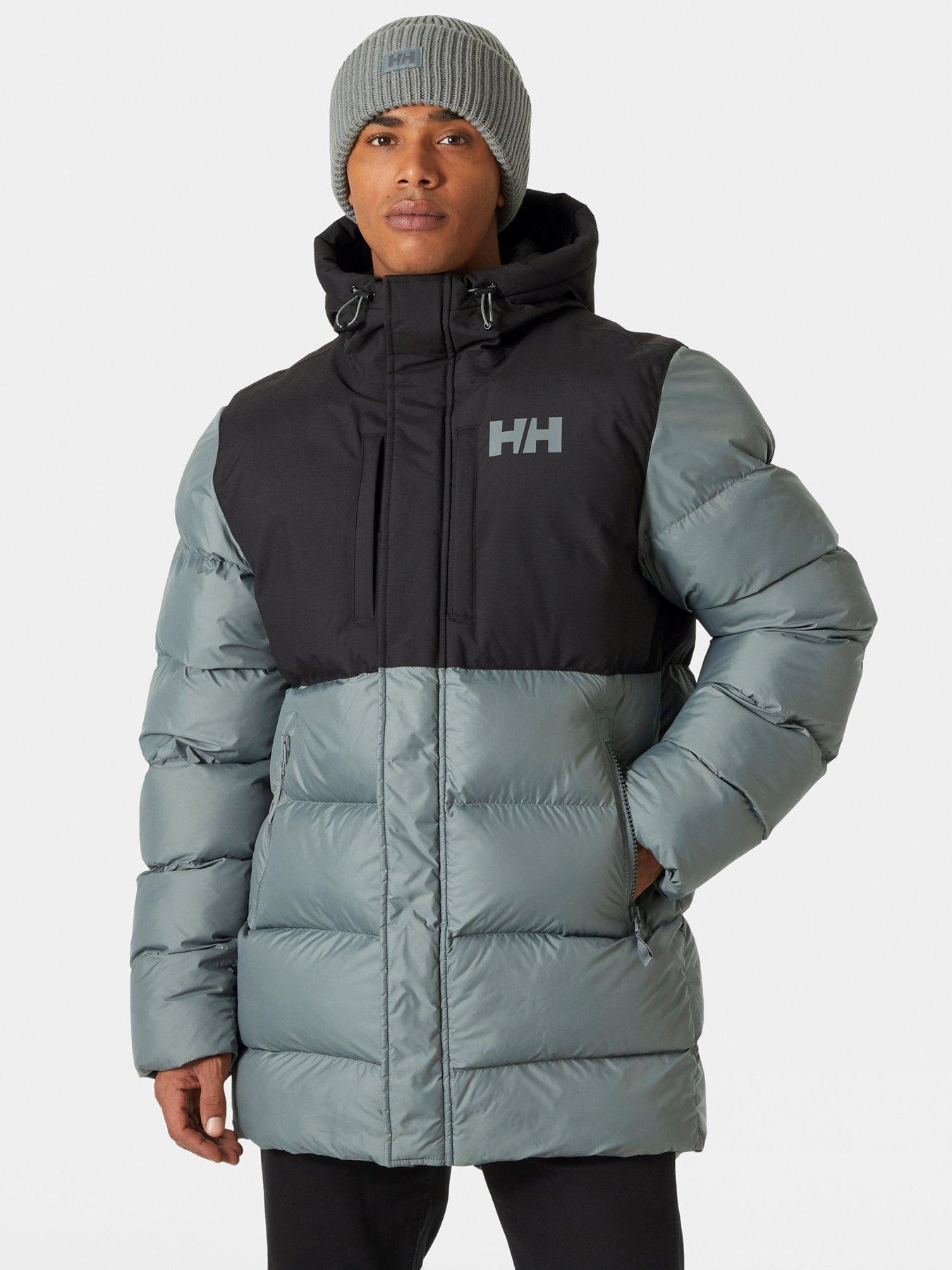 undefined Mens Active Puffy Long Jacket - Green