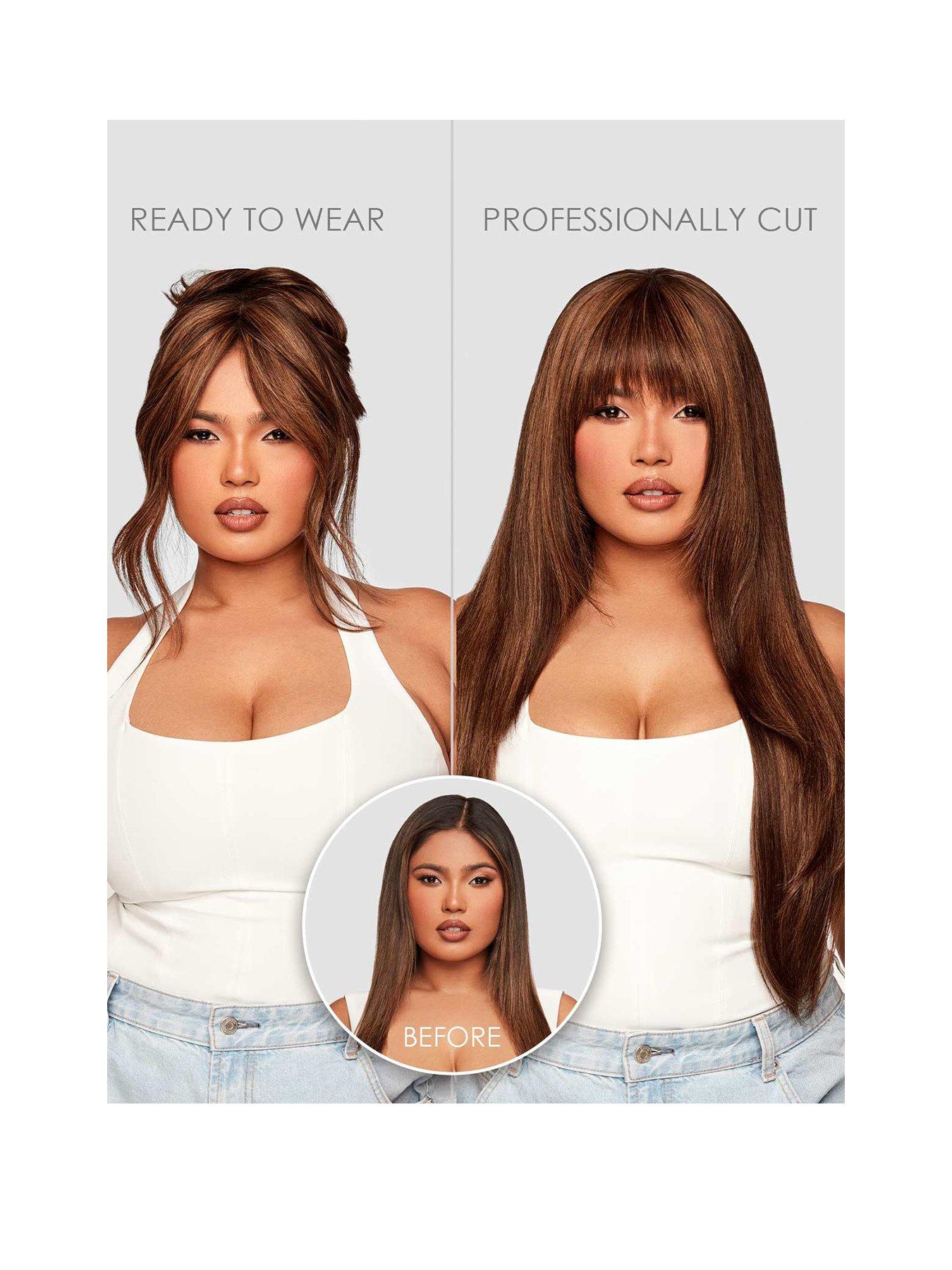 Image 1 of 8 of Beauty Works Maya Jama Clip-in Fringe Hair Extension
