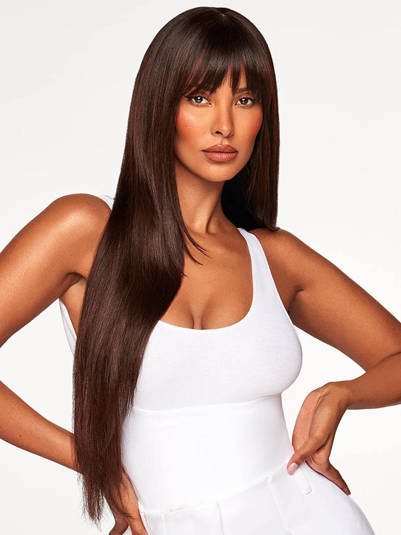 Image 2 of 8 of Beauty Works Maya Jama Clip-in Fringe Hair Extension