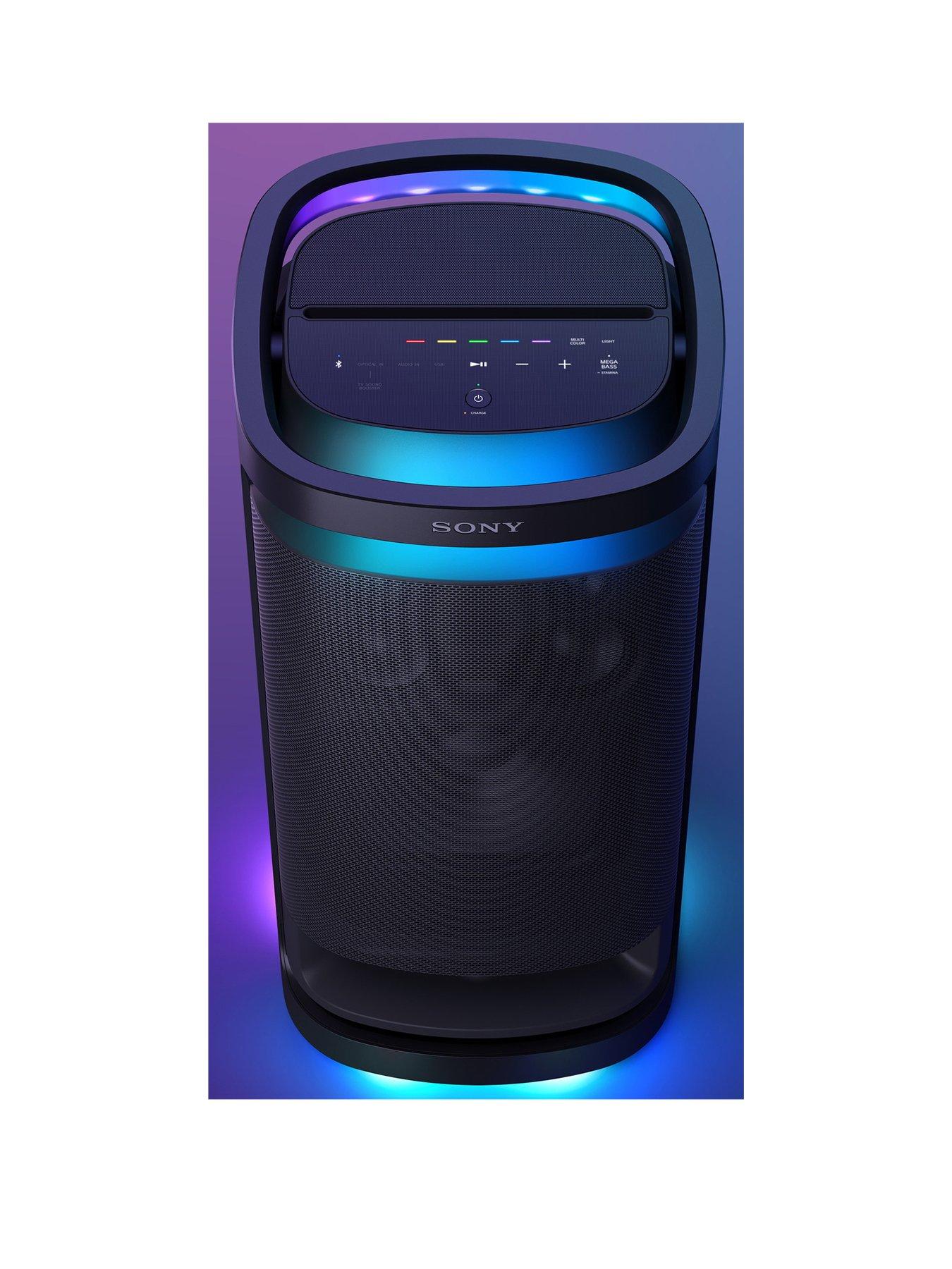 Image 1 of 8 of Sony SRS-XV900 Bluetooth Megasound Party Speaker - Black