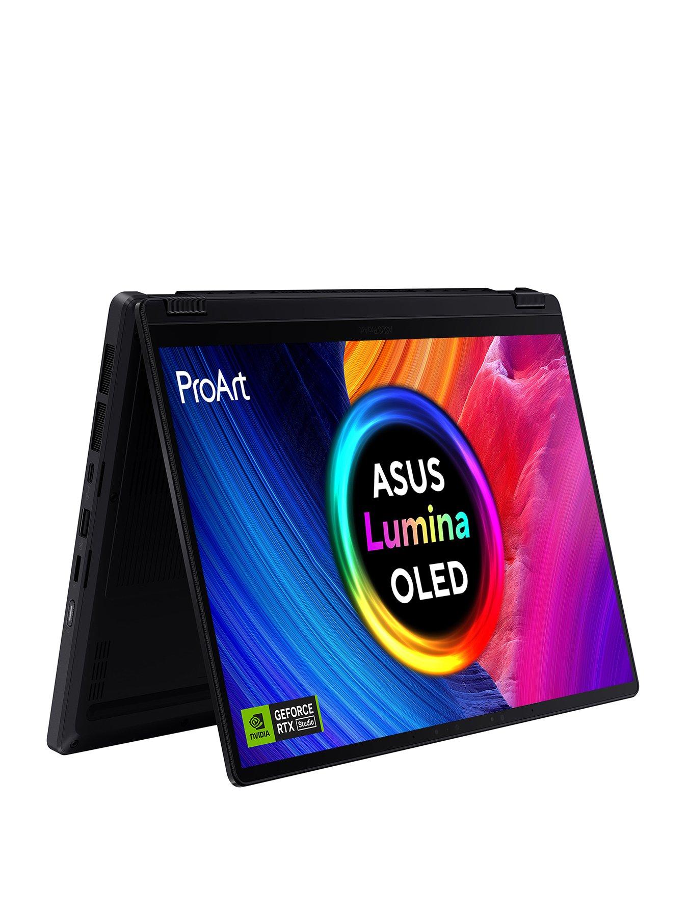 Image 1 of 7 of Asus ProArt PX13 Laptop&nbsp;- 13in OLED WQXGA+&nbsp;Touchscreen,&nbsp;AMD Ryzen AI 9 ,GeForce RTX 4060,&nbsp;24GB RAM, 1TB SSD&nbsp;- Black
