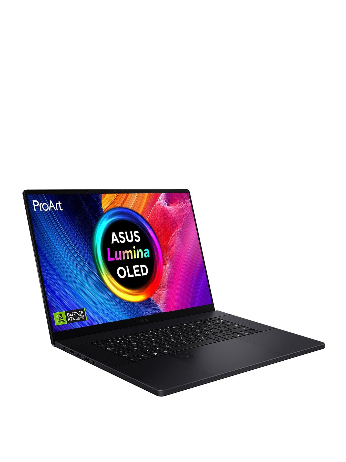 undefined ProArt P16 Laptop - 16in OLED WQUXGA Touchscreen, AMD Ryzen AI 9, GeForce RTX 4070, 32GB RAM, 1TB SSD - Black