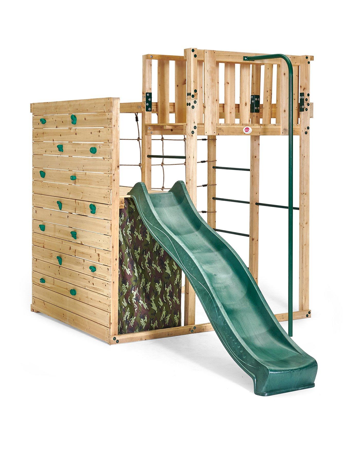 Plum Wooden Climbing Cube XL
