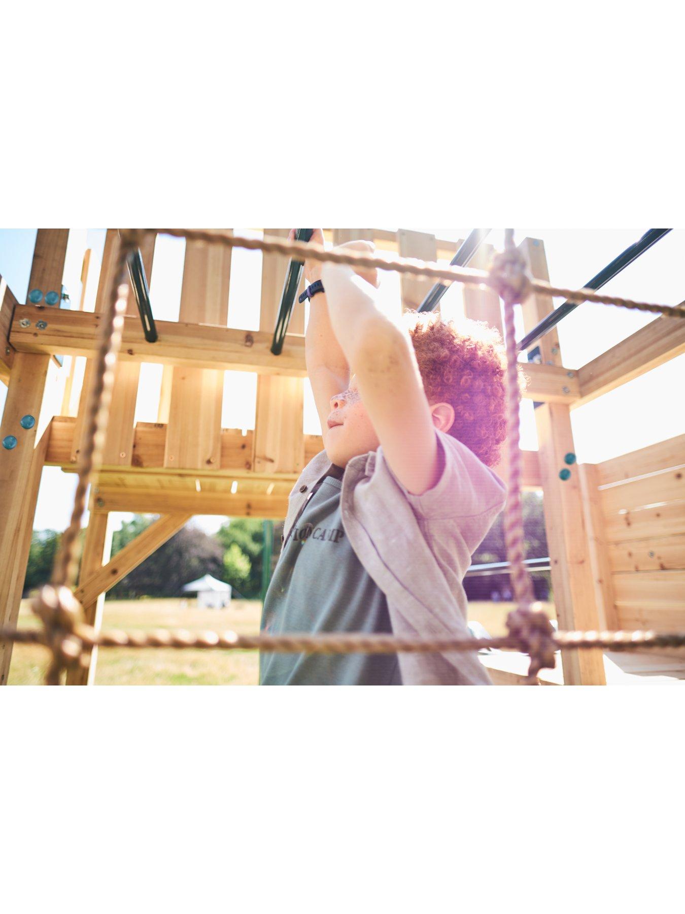 Image 6 of 7 of Plum Wooden Climbing Cube XL Play Centre