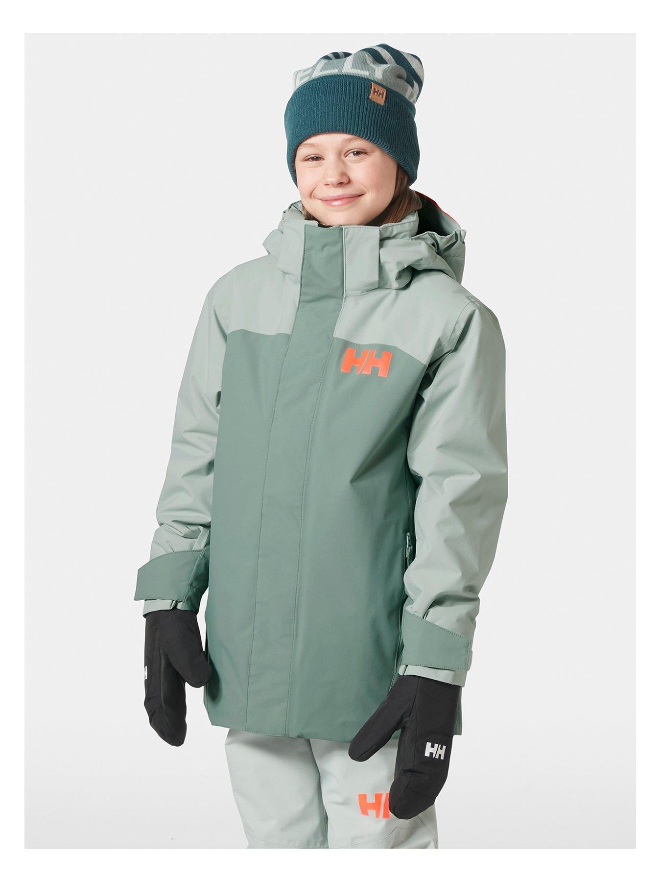 Image 1 of 4 of Helly Hansen Kids' Unisex Ski Level Jacket - Light Green