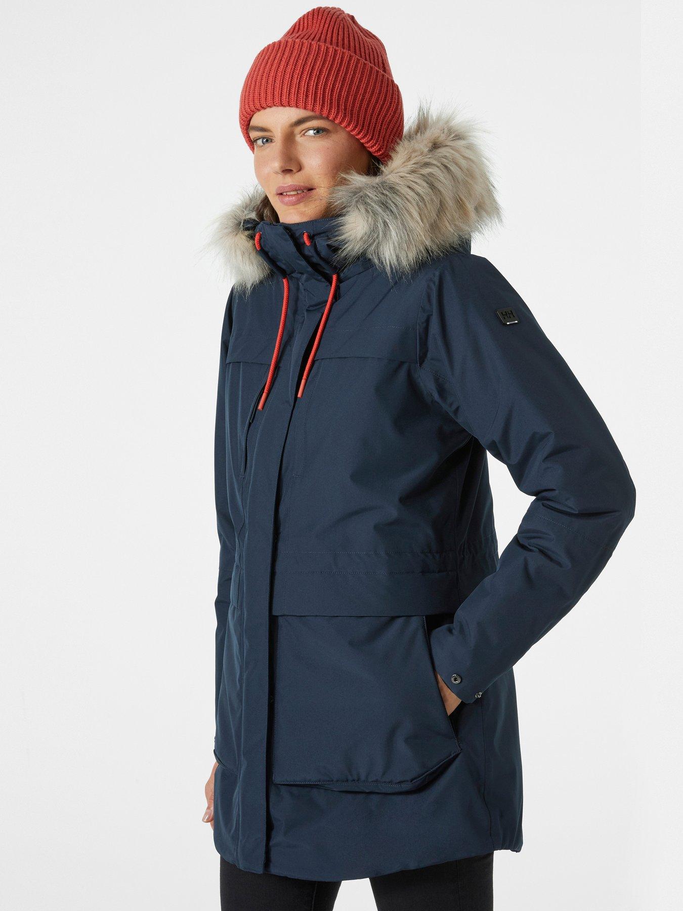 Helly Hansen Womens Coastal Parka - Navy