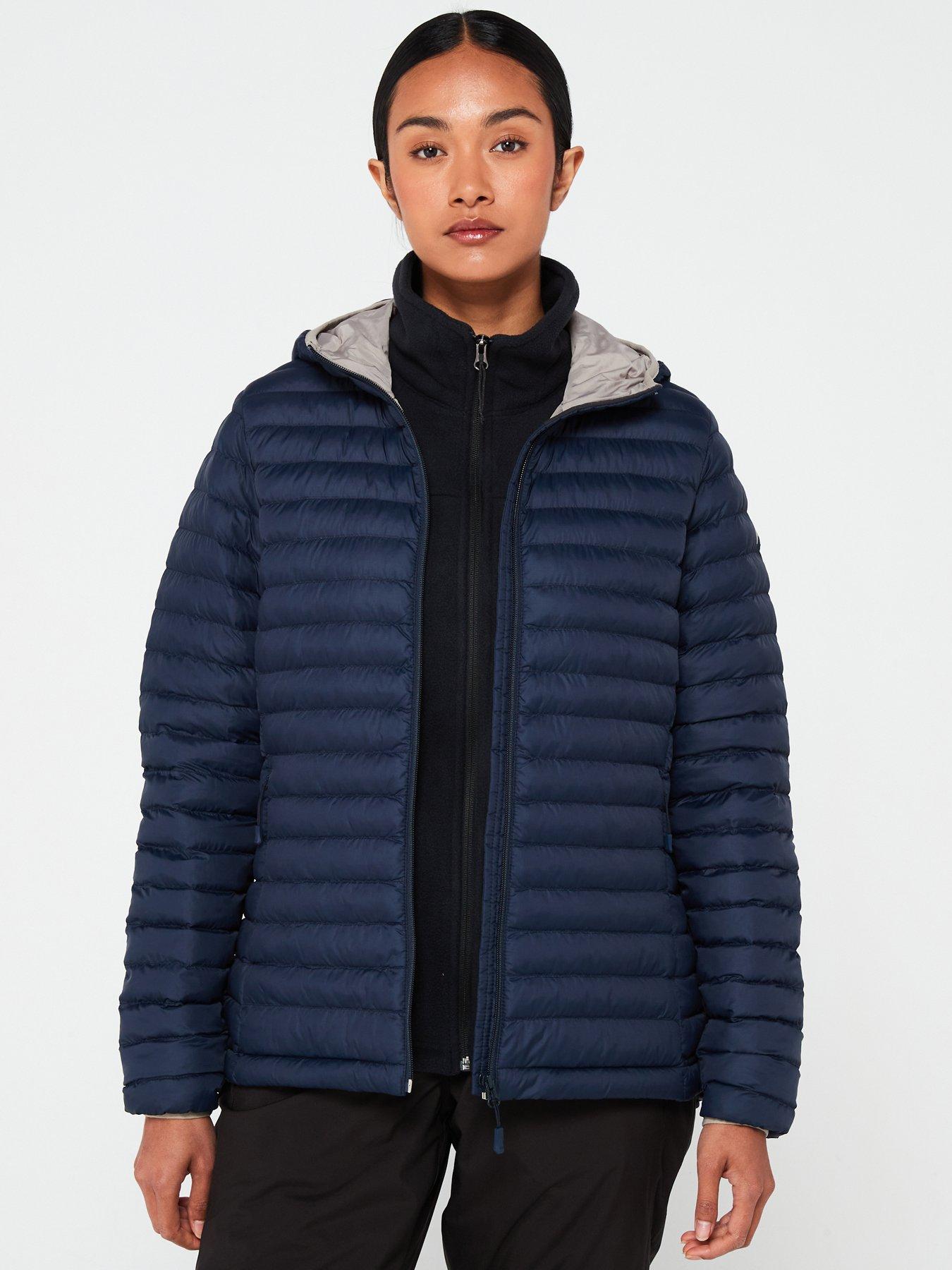 undefined Womens Sirdal Hooded Insulator Jack - Navy