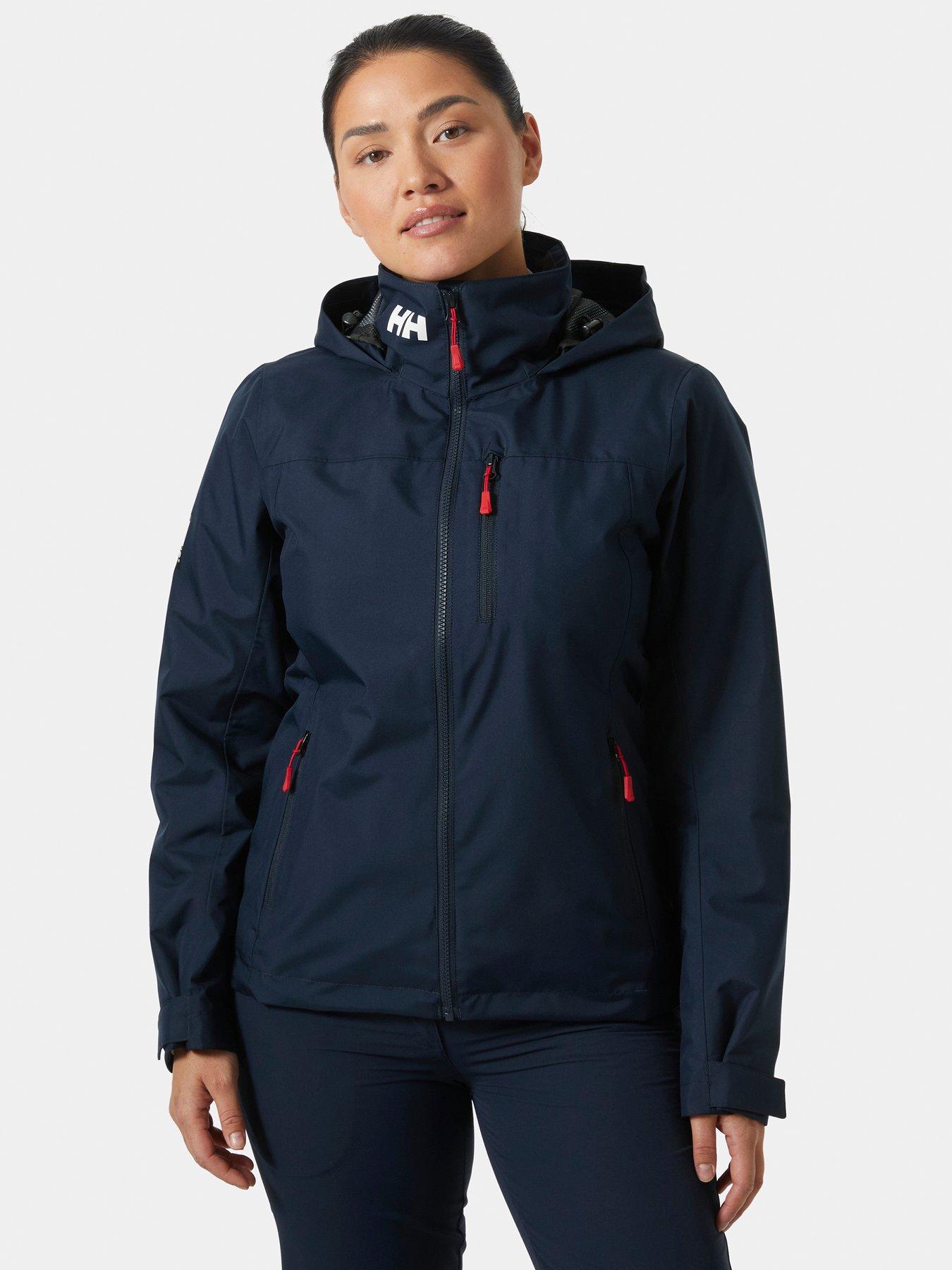undefined Womens W Crew Hooded Midl Jacket 2.0 - Navy
