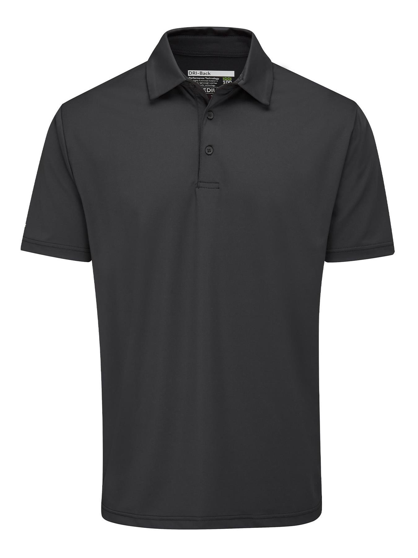 Stuburt Mens Kestrel Golf Polo Shirt -Black | Very.co.uk