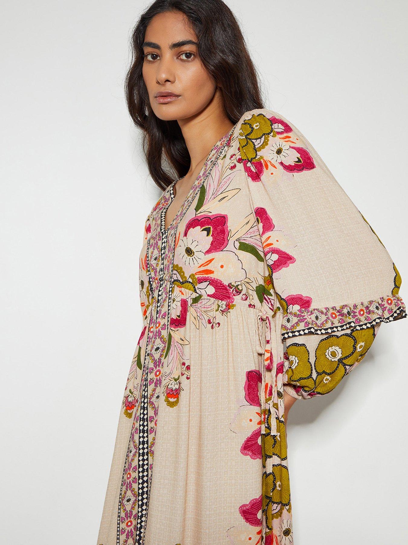 Image 3 of 4 of Monsoon Kara Floral Dress