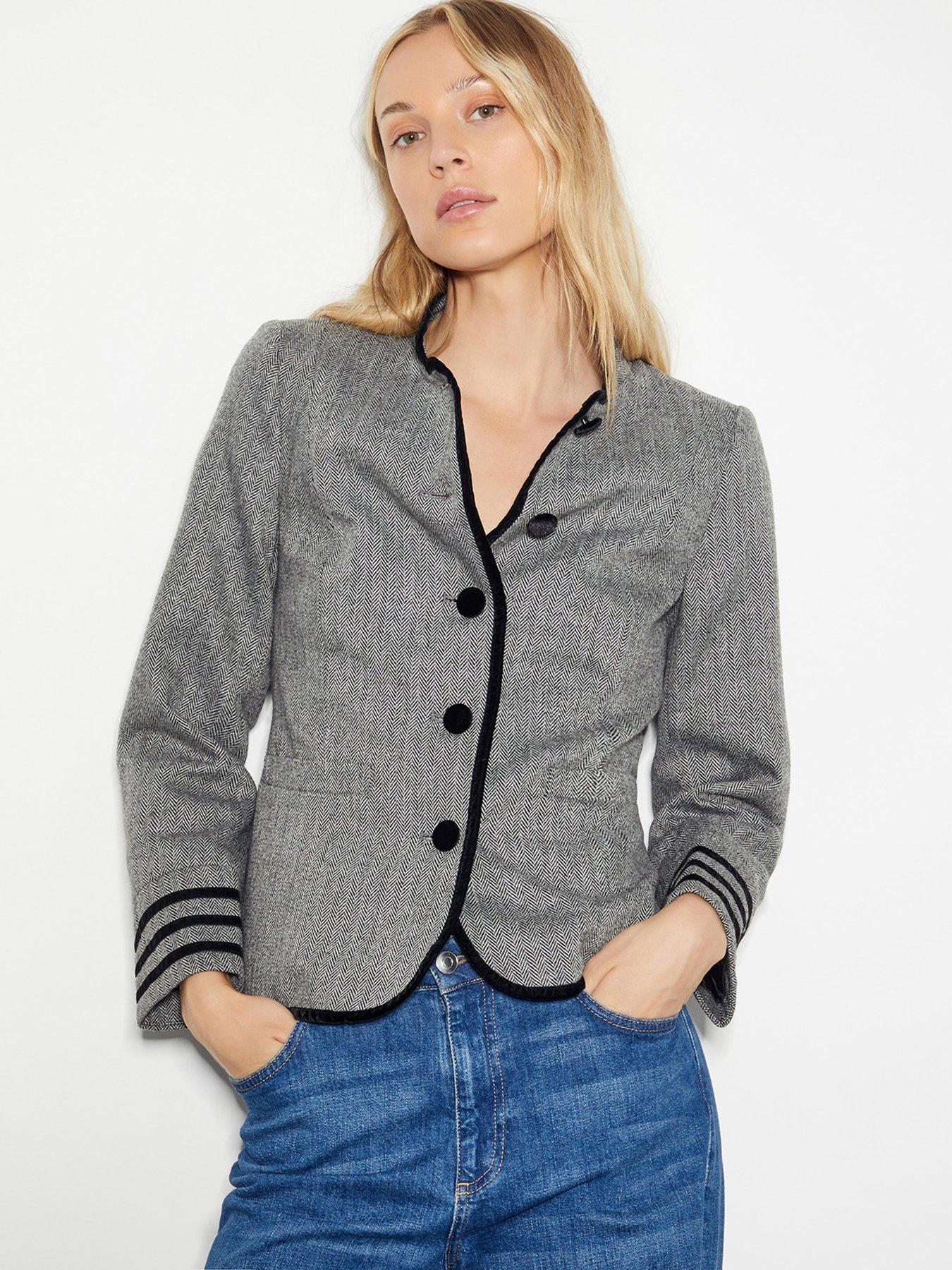 Willa Military Jacket Black