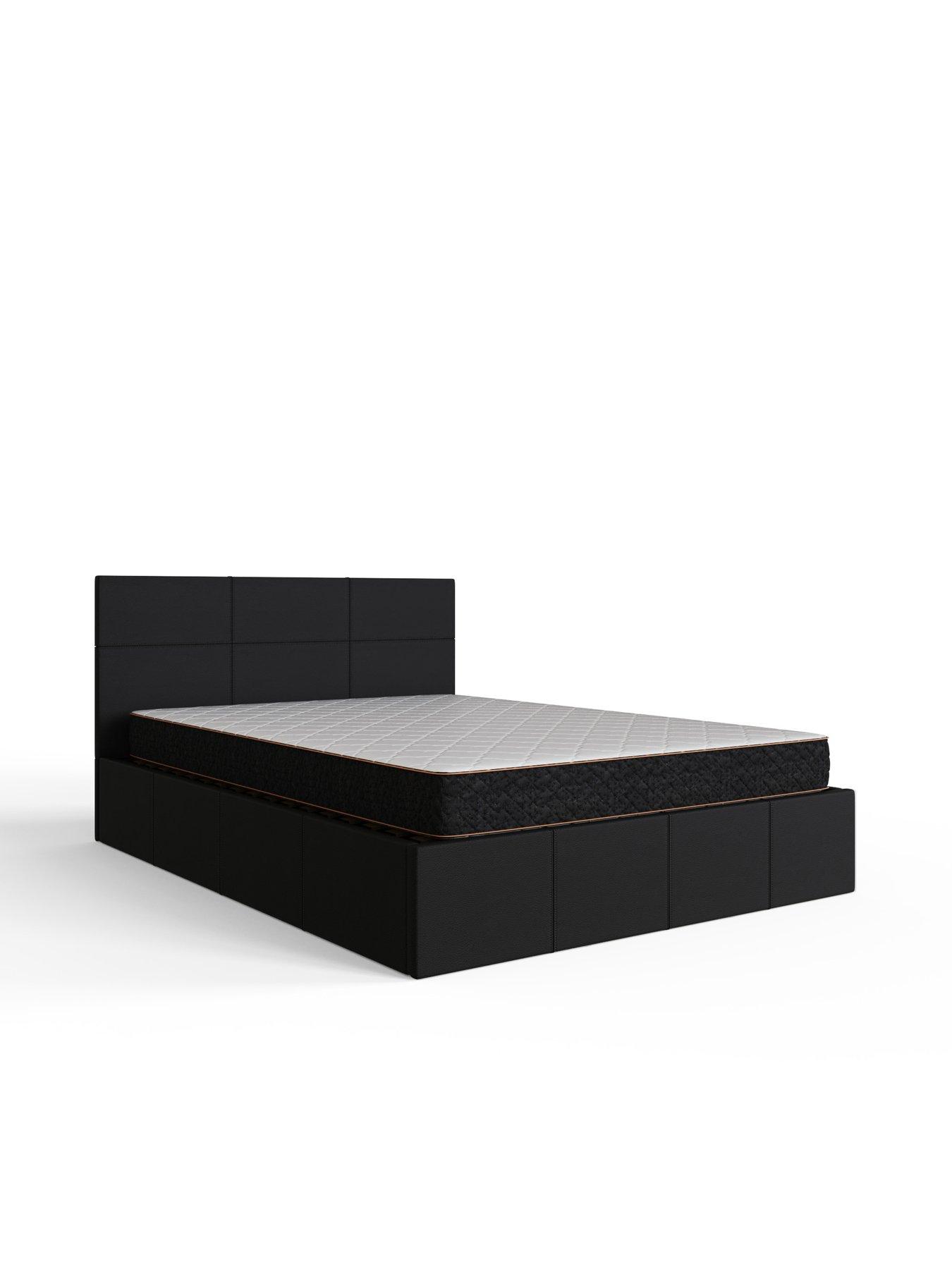 Image 3 of 7 of GFW Odessa Side Lift Up Ottoman Storage Bed with Sleepycastle Mattress Options (Buy &amp; SAVE!)