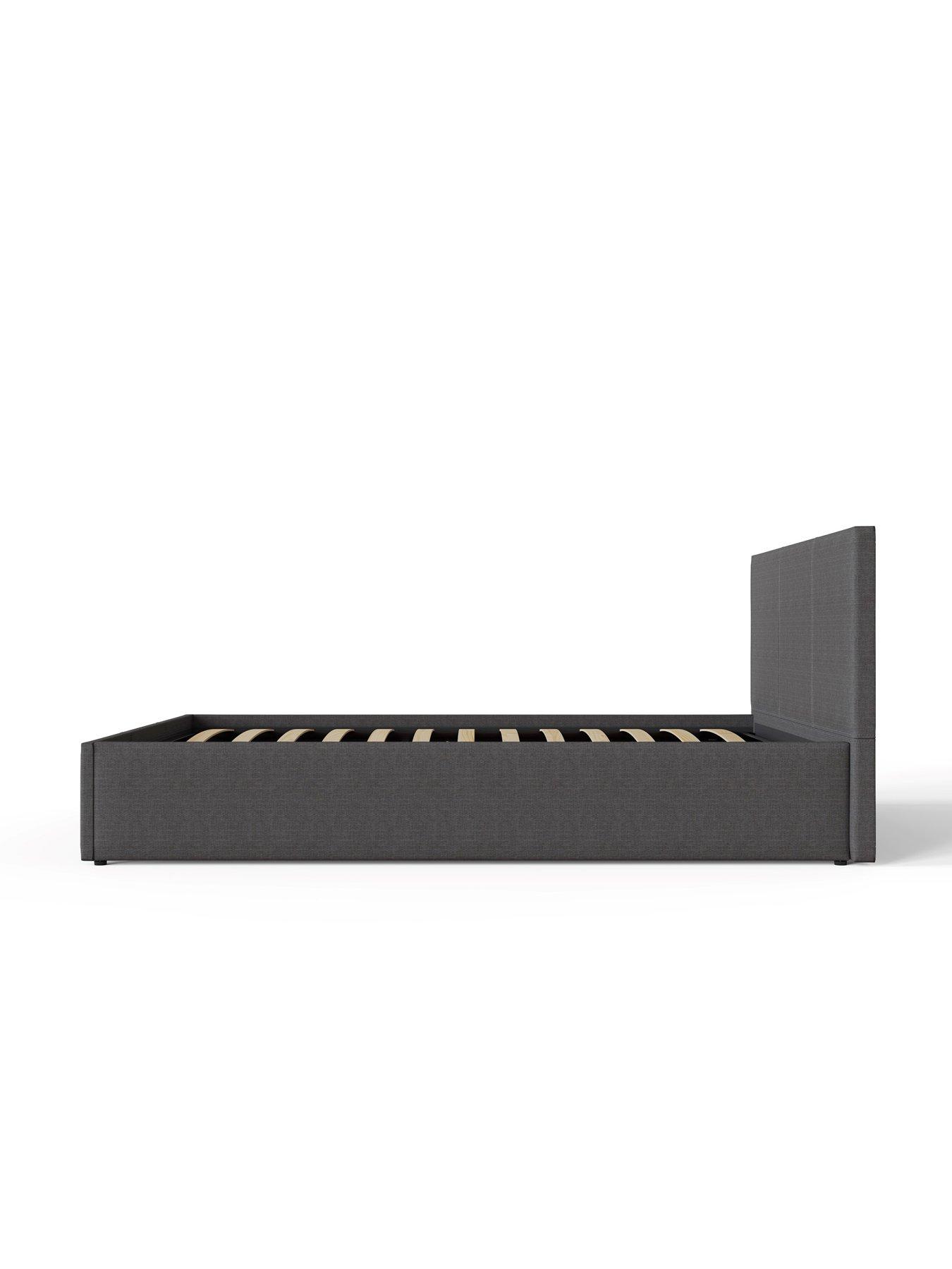 Image 5 of 7 of GFW Odessa Side Lift Up Ottoman Storage Bed with Sleepycastle Mattress Options (Buy &amp; SAVE!)
