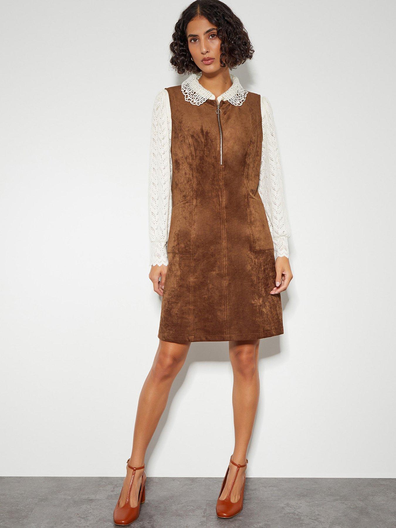 Monsoon Amber Suedette Pinafore Very