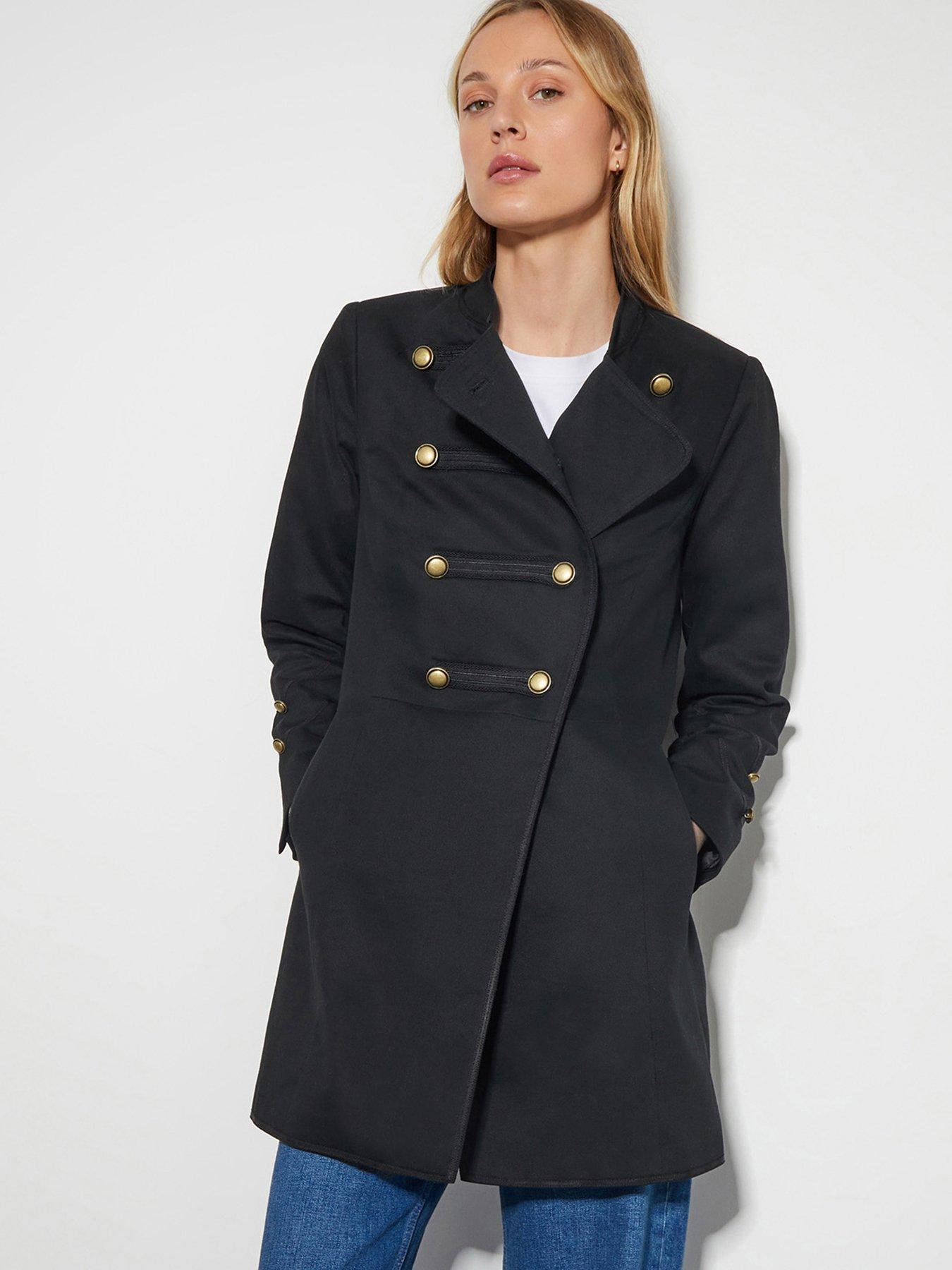 Monsoon Inez Military Blazer - Black | Very