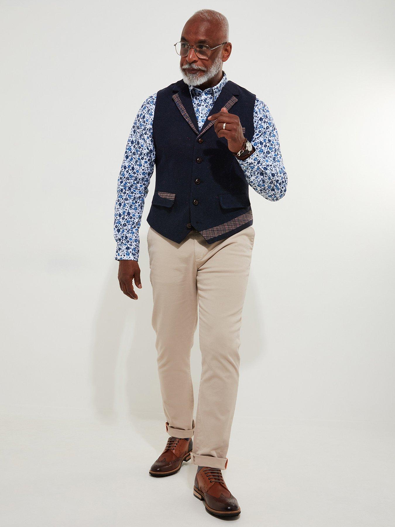 Image 6 of 6 of Joe Browns Long Sleeve Simple And Stylish Floral Print Shirt - Blue