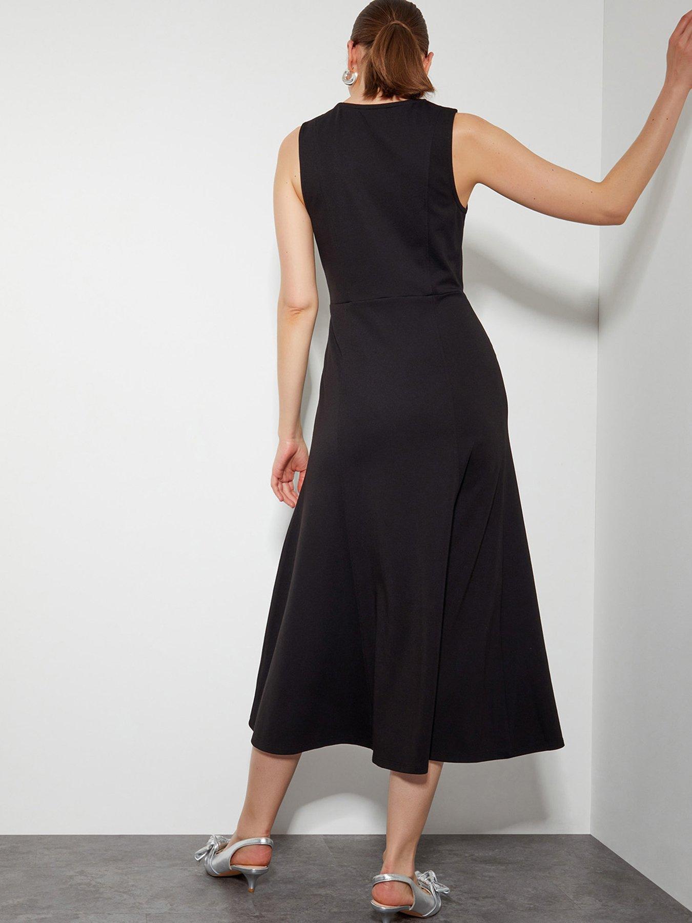 Image 2 of 6 of Monsoon Polly One Pinafore - Black