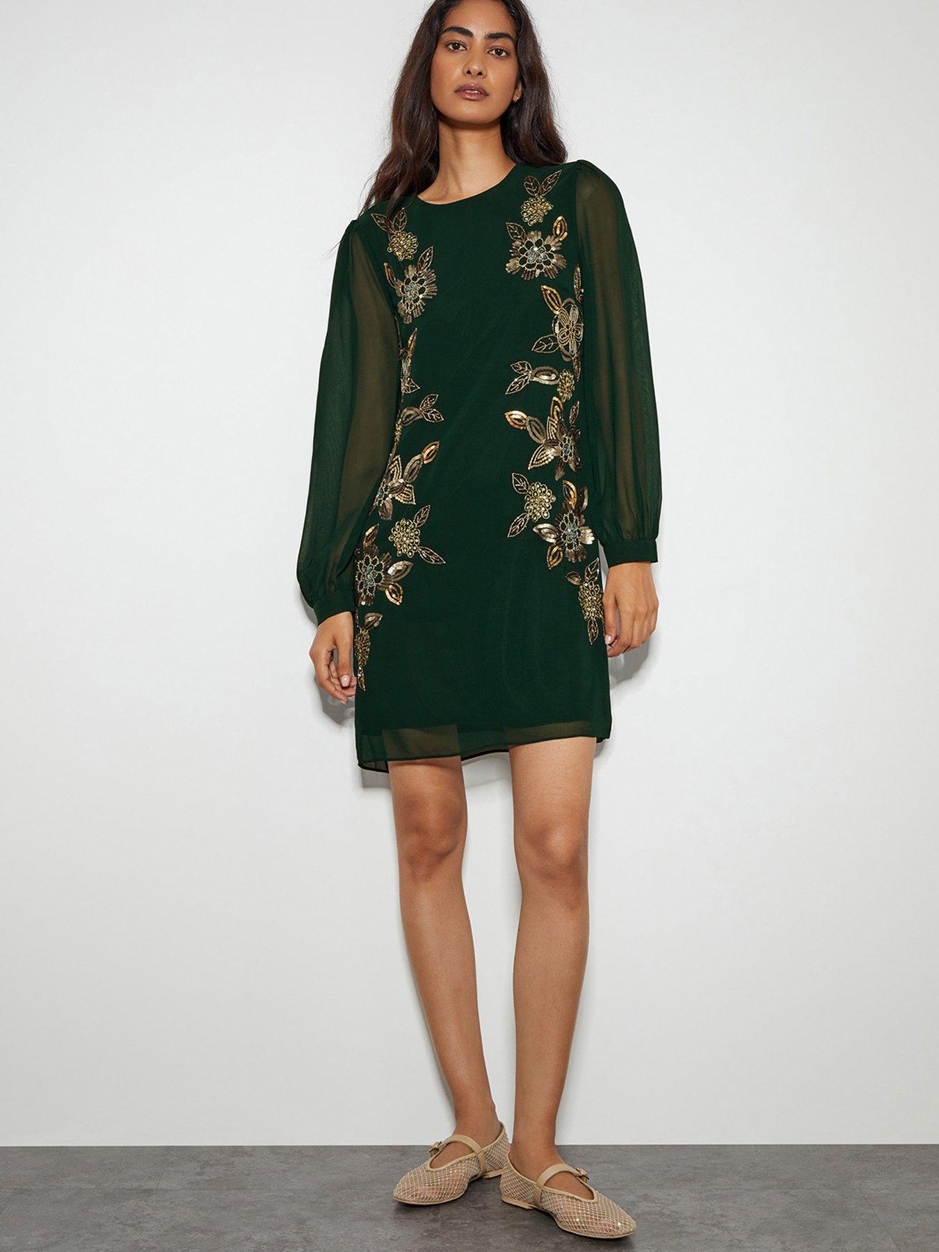 Image 3 of 4 of Monsoon Emma Tunic - Green