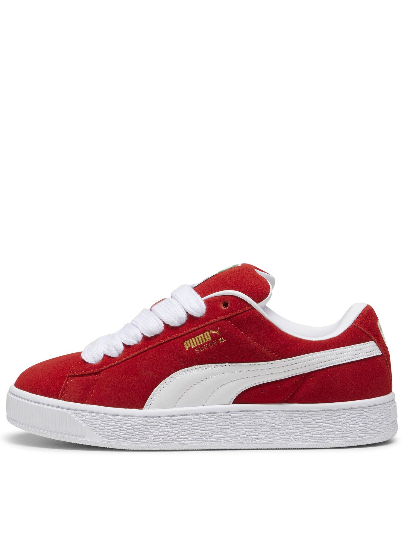 undefined Unisex Suede Xl Trainers - Red