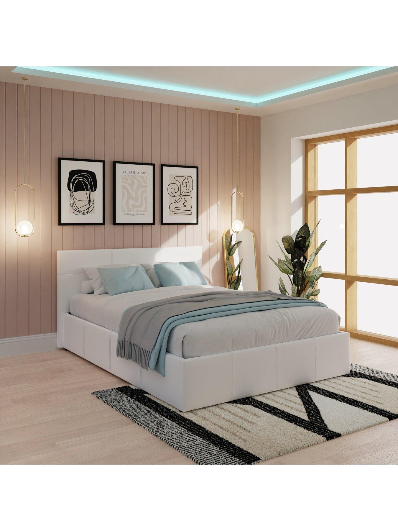 undefined Odessa Side Lift Up Ottoman Storage Bed with Sleepycastle Mattress Options (Buy  &  SAVE!)