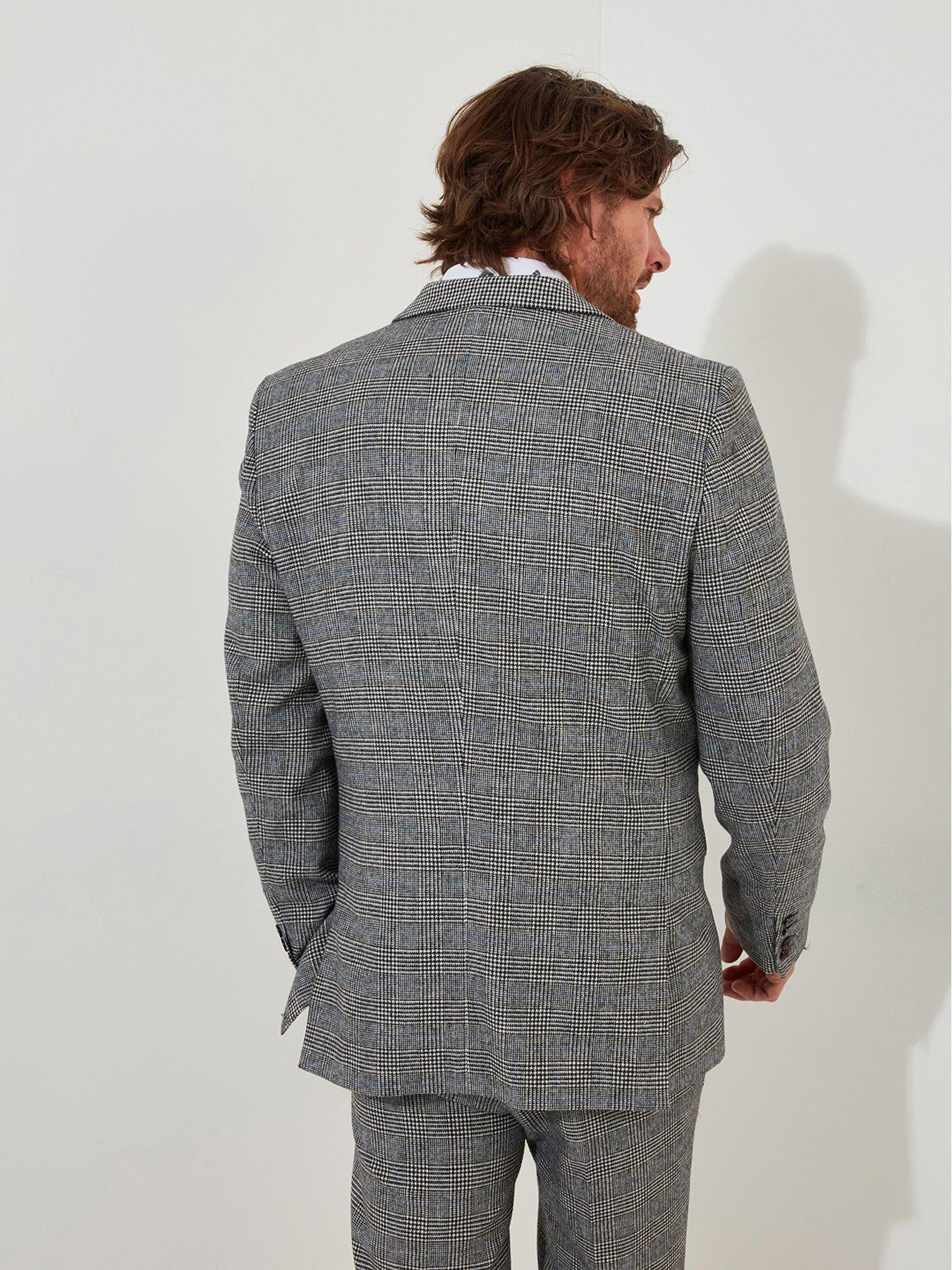 Image 3 of 6 of Joe Browns Marvellous Mix Check Blazer Jacket - Grey