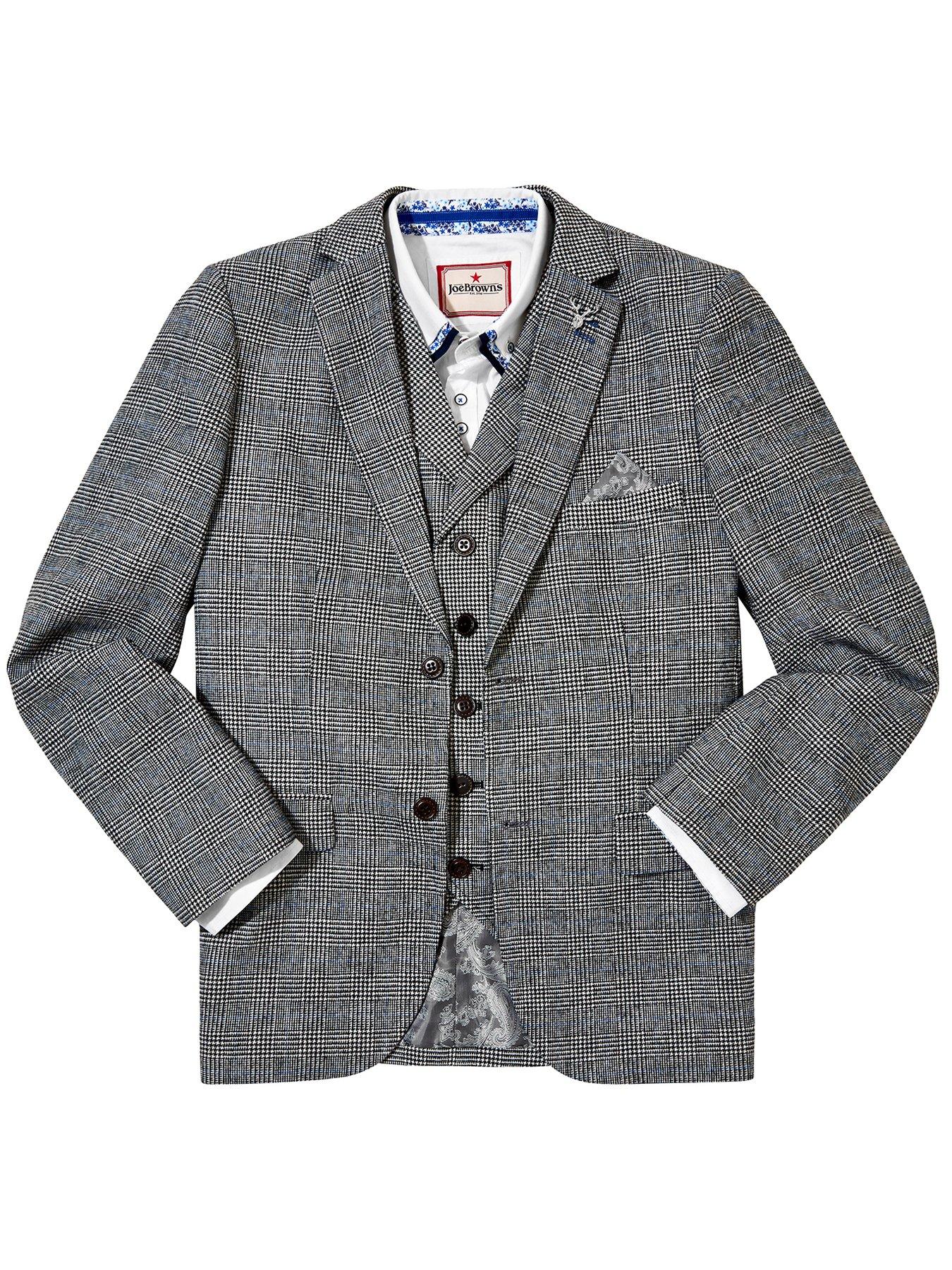 Image 5 of 6 of Joe Browns Marvellous Mix Check Blazer Jacket - Grey