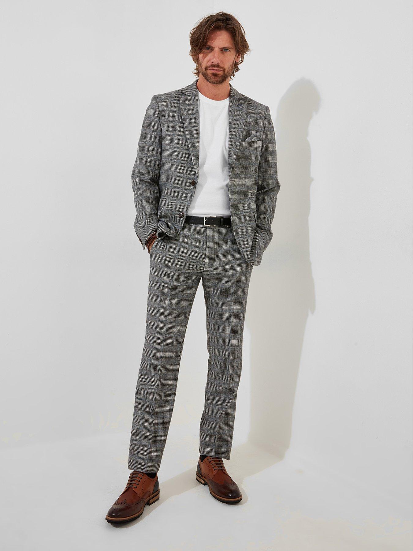 Image 6 of 6 of Joe Browns Marvellous Mix Check Blazer Jacket - Grey