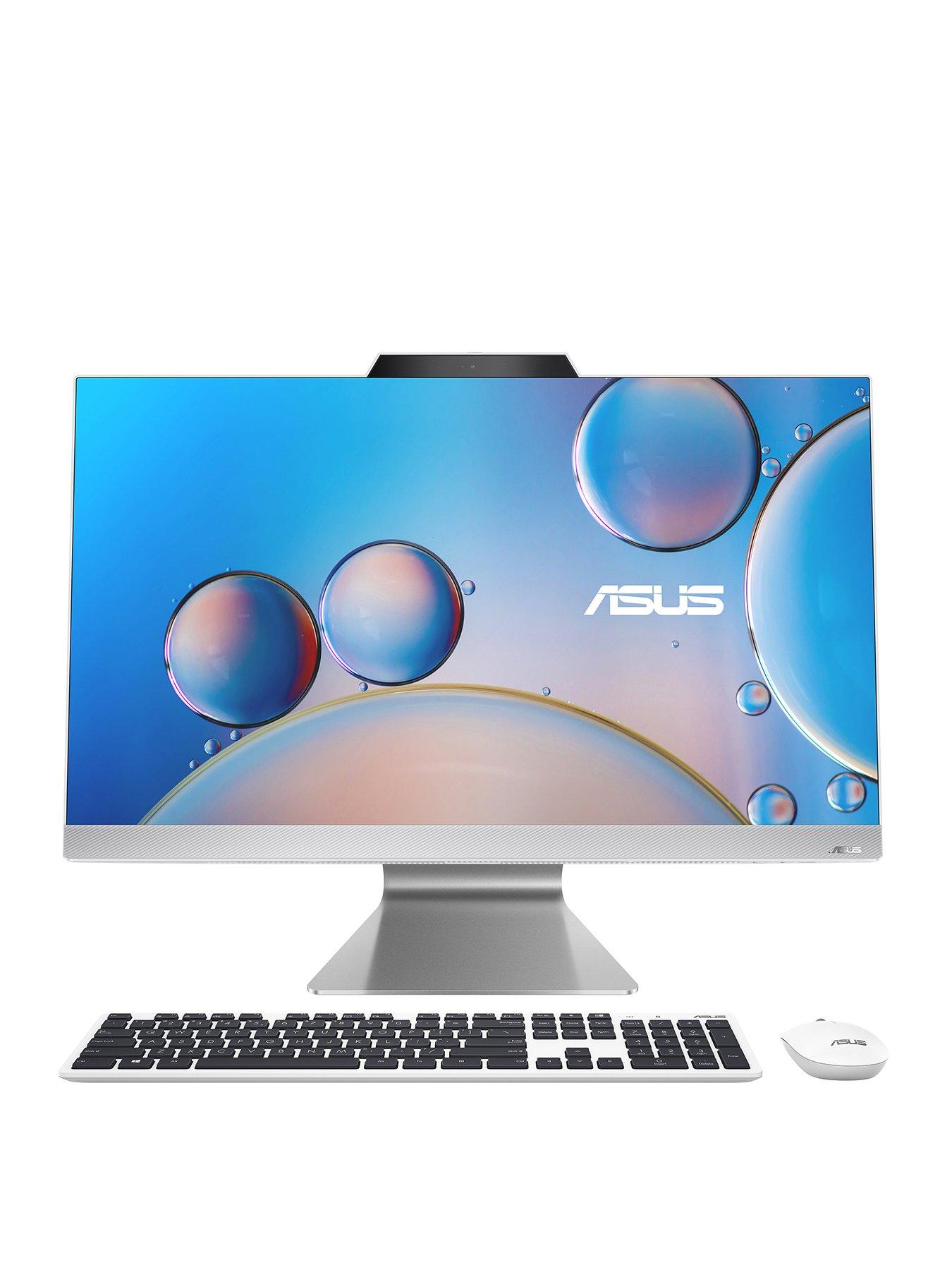 undefined M3702WFA All-in-One Desktop PC - 27in FHD, AMD Ryzen 5, 8GB RAM, 512GB SSD - White