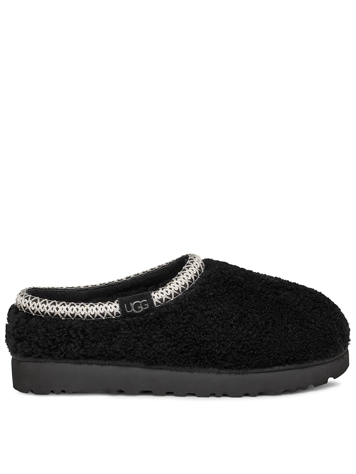 Ladies black ugg slippers online