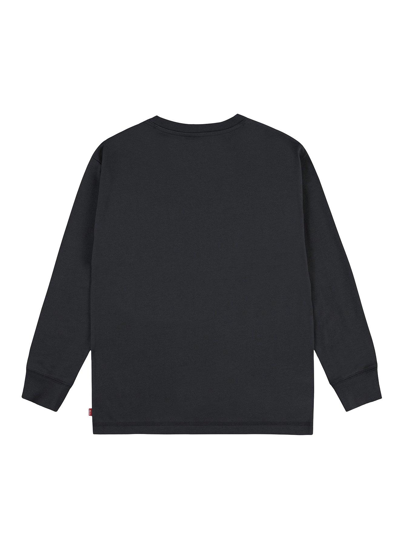 Image 2 of 4 of Levi's Boys Long Sleeve Pocket T-Shirt - Black